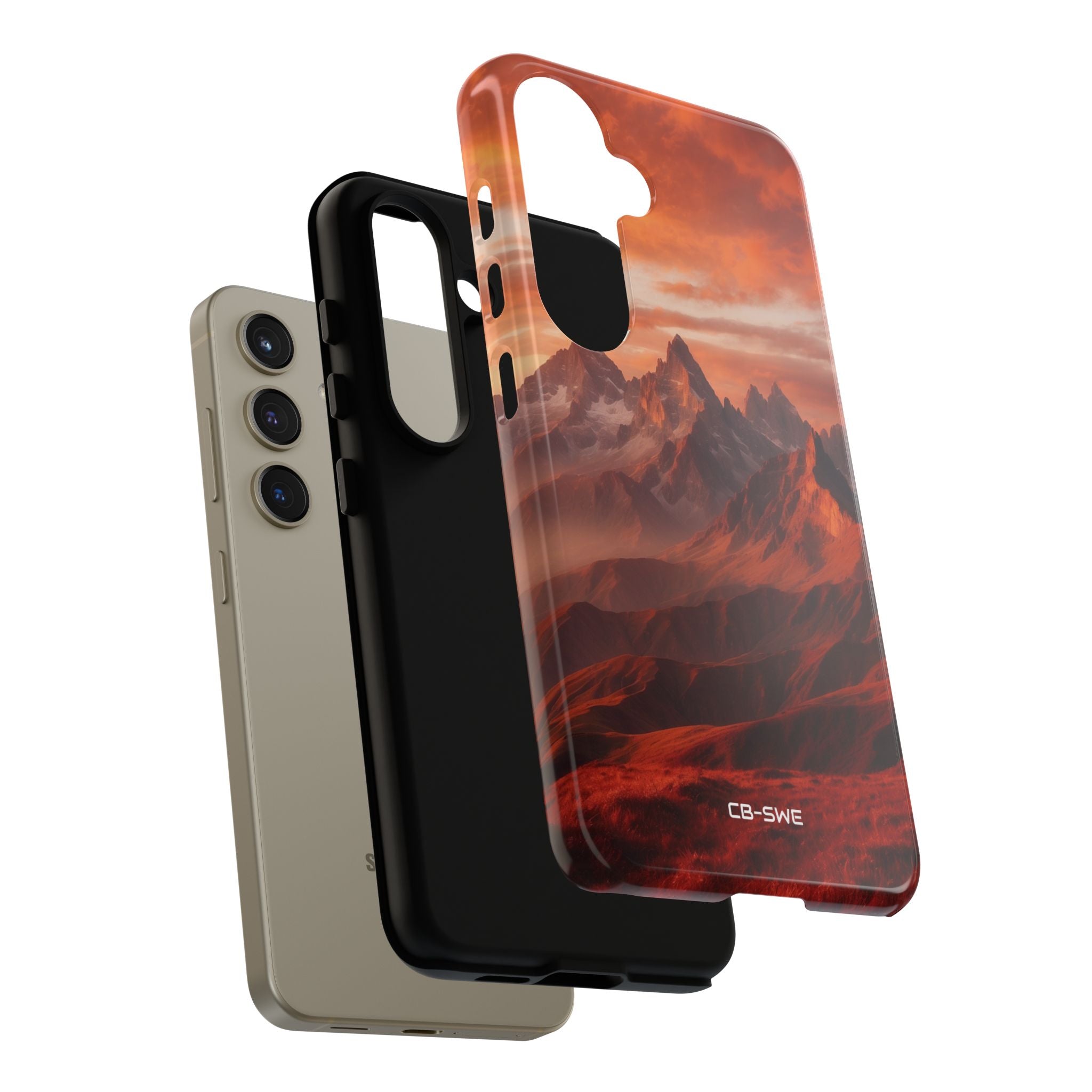 Mountain Peaks Glowing - Samsung Case