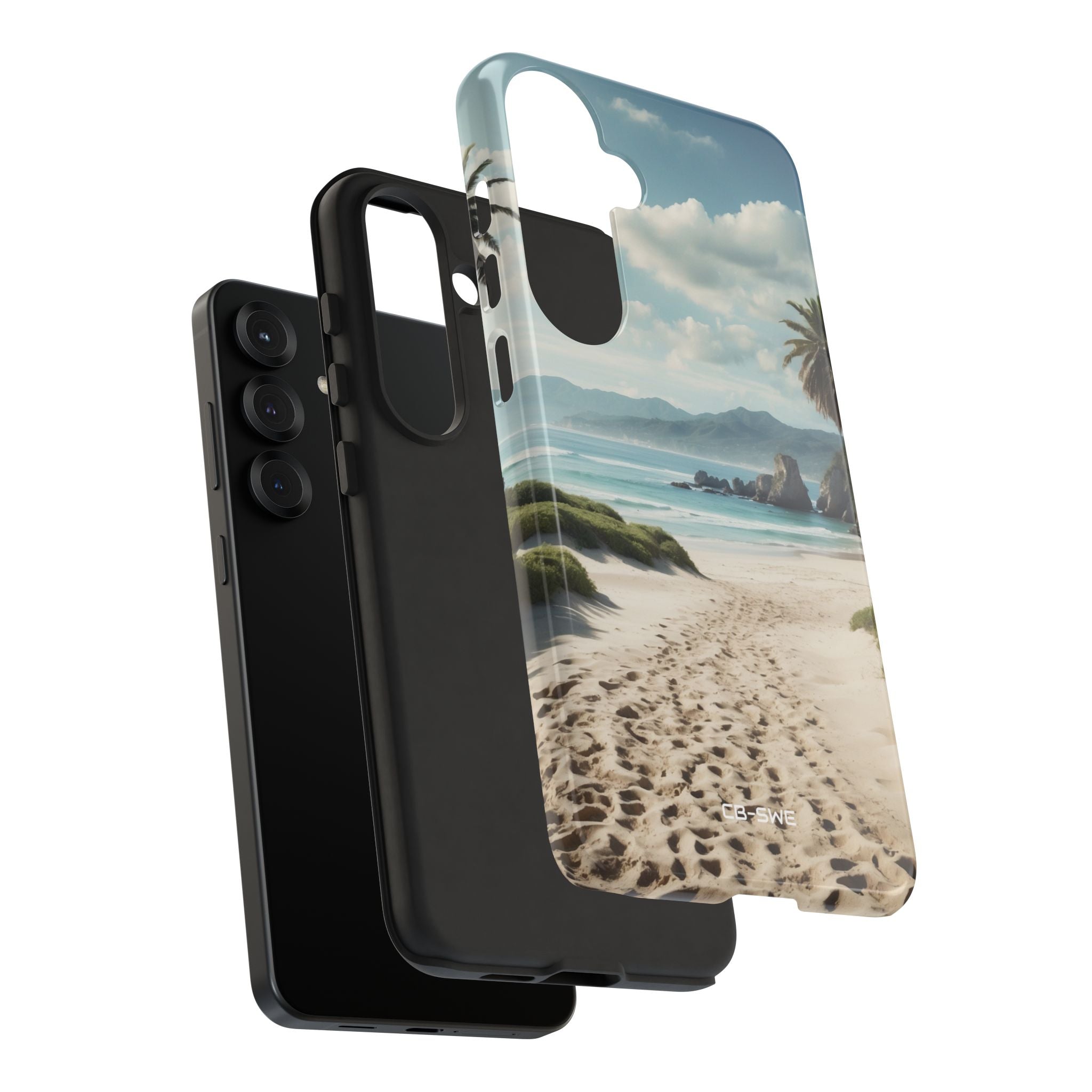 Footprints Trace Sand - Samsung Case