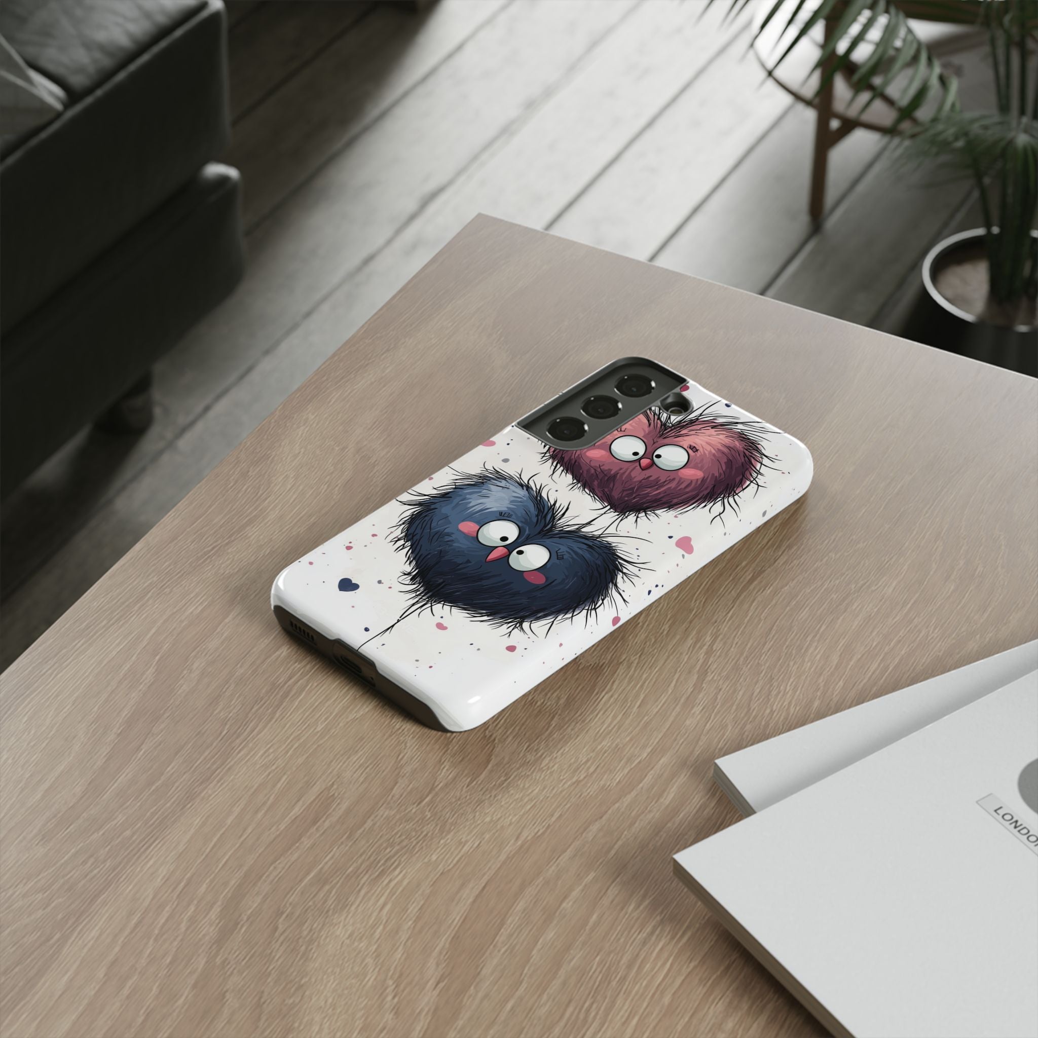 Fluffy Hearts Embrace - Samsung Case