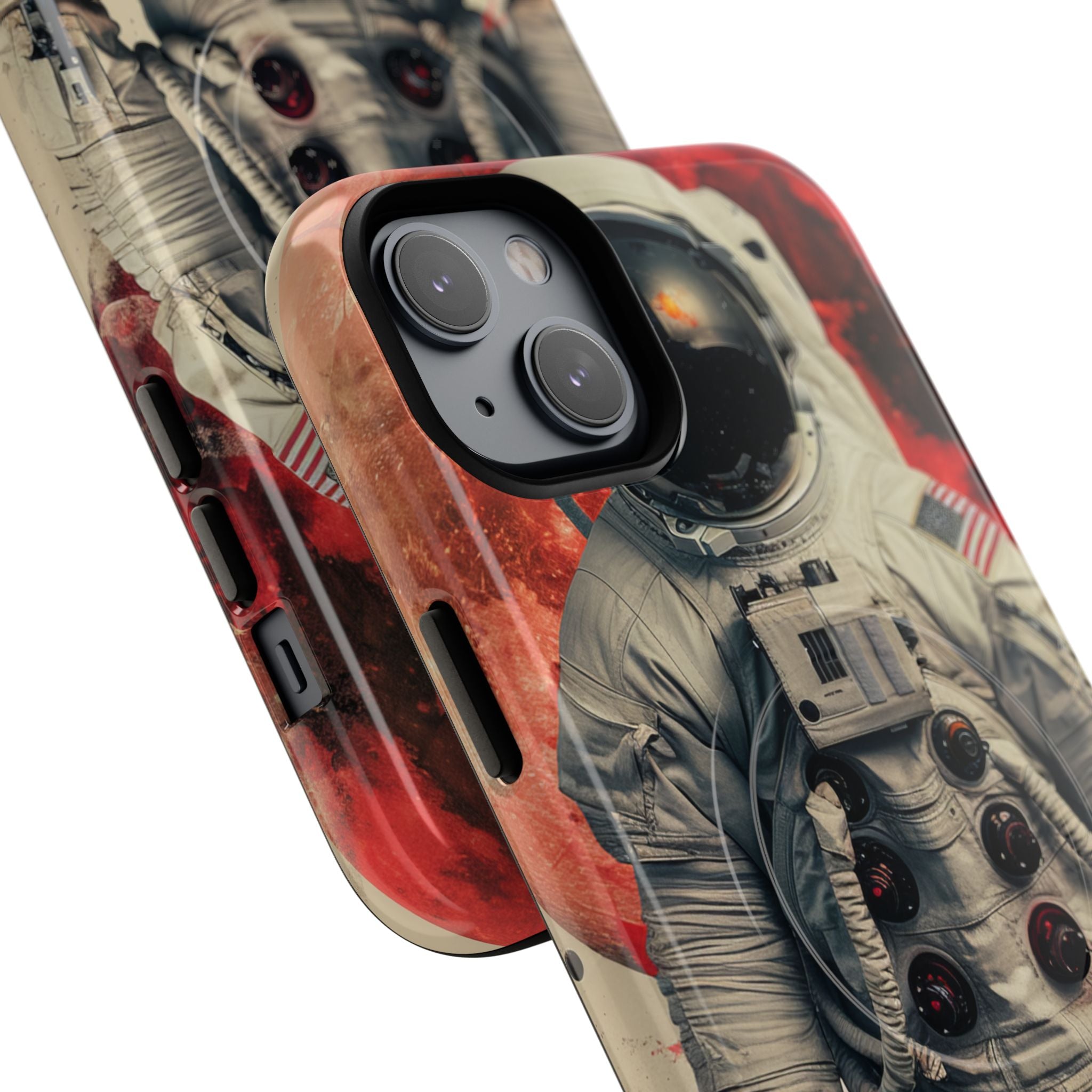 Crimson Spacewalk Dream iPhone 14 - Tough+