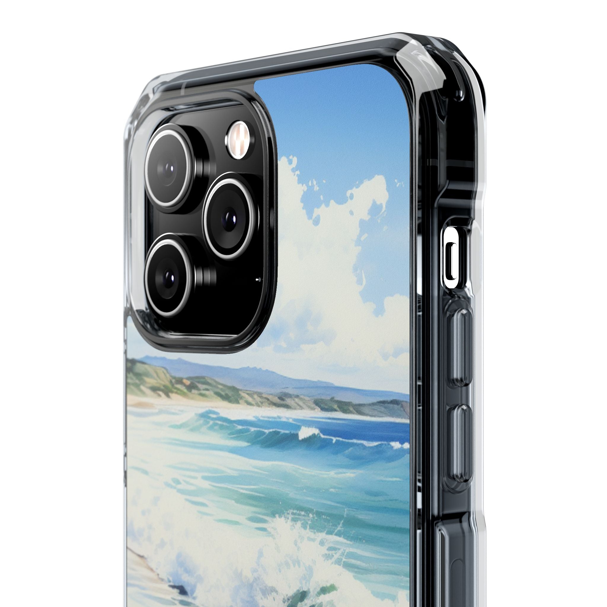 Serene Coastal Watercolors iPhone Case - Impact