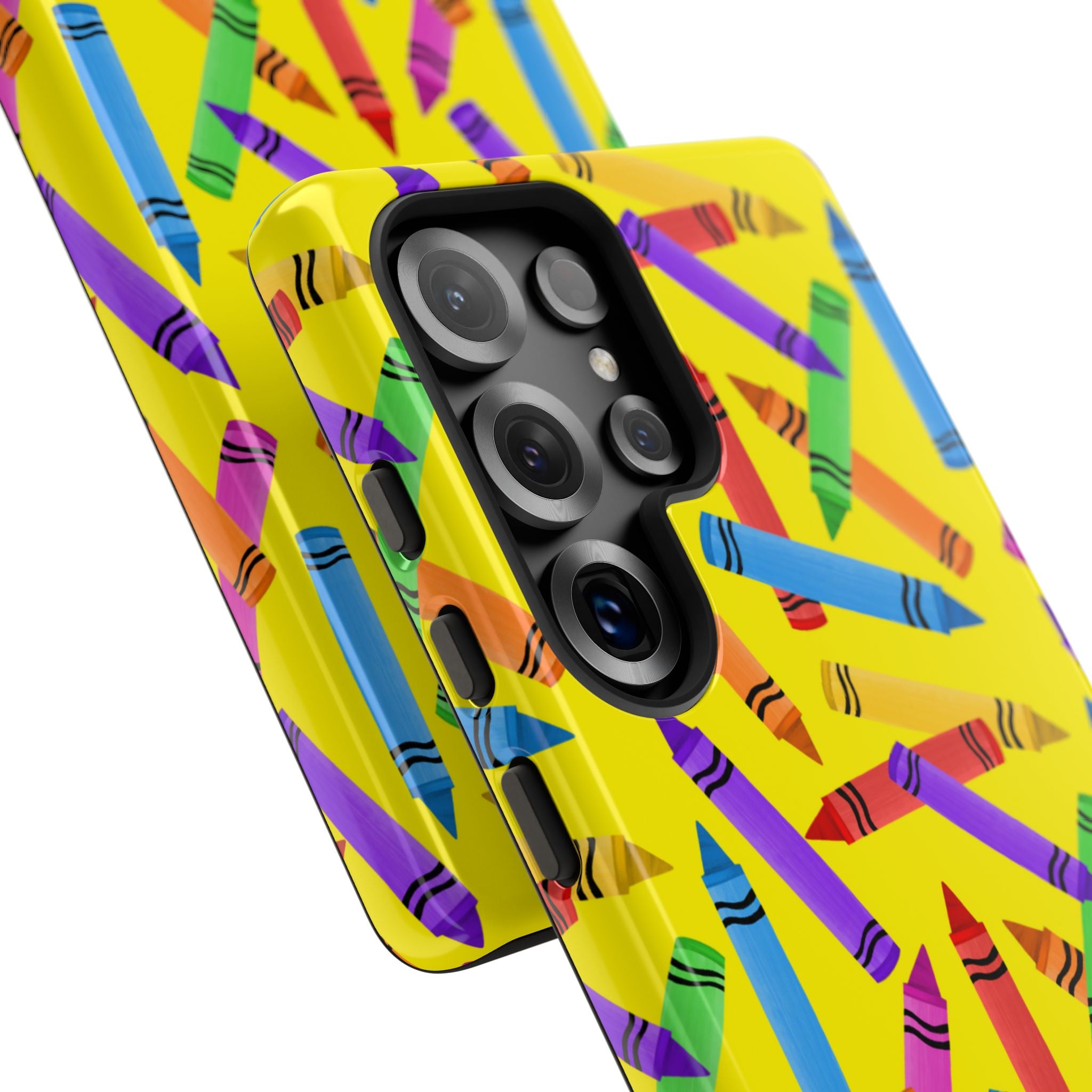 Crayons Scatter Playfully - Samsung Case