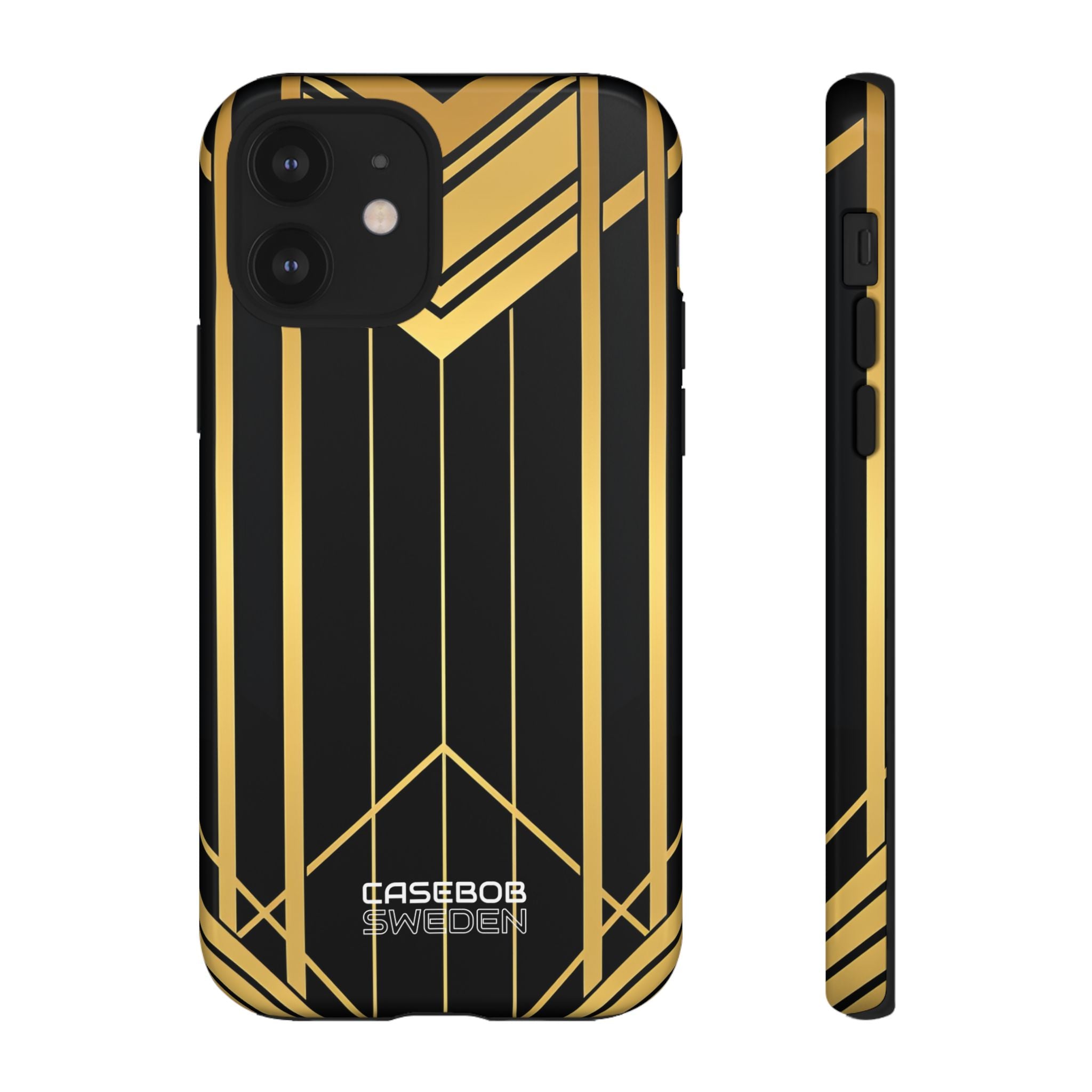Golden Geometric Symphony iPhone 12 - Tough