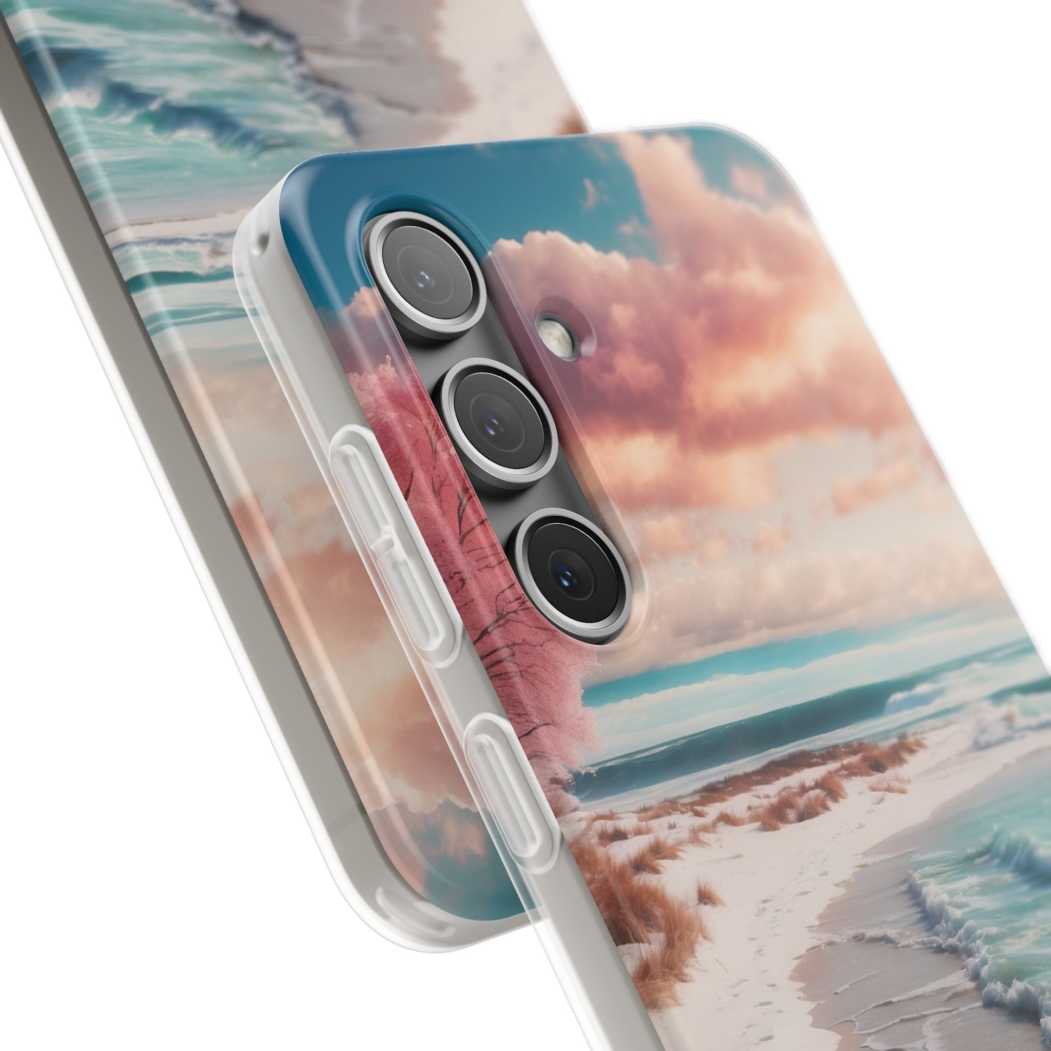 Pink Tree Breeze Samsung S24 Case - Soft