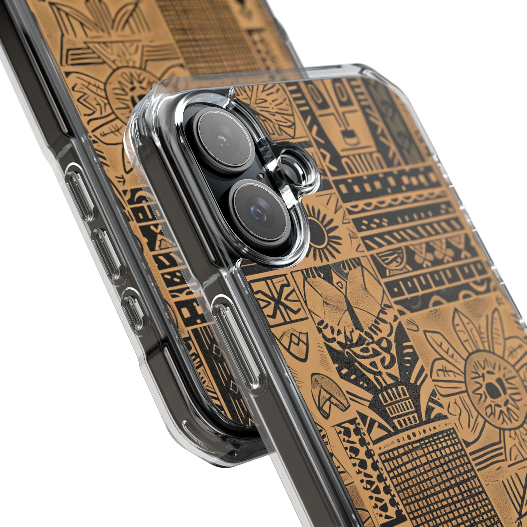 Tribal Faces iPhone 16 Plus Case - Impact