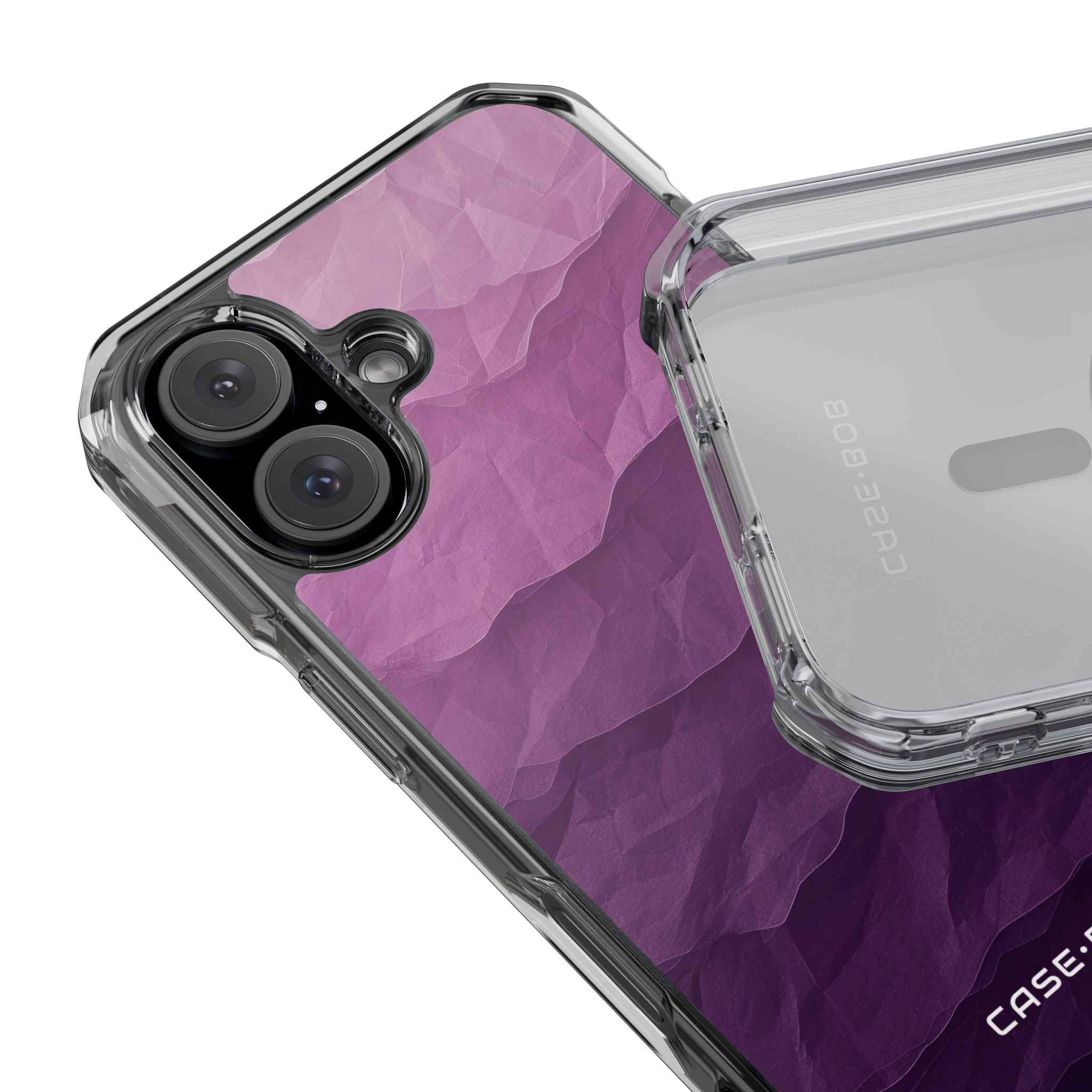 Purple Wave Layers iPhone 15 Case - Impact