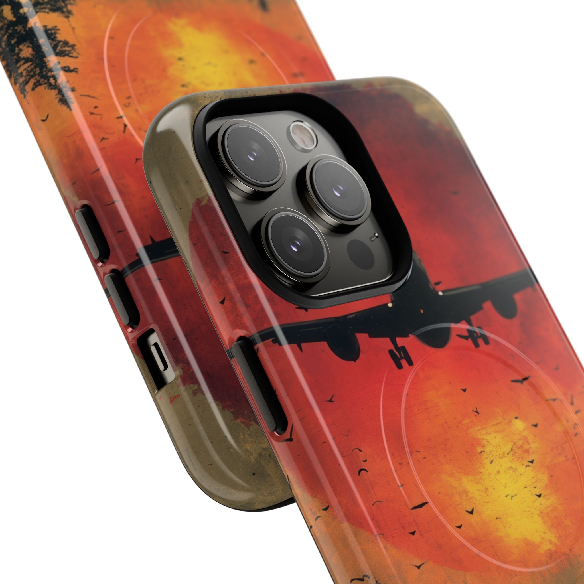 Crimson Sky Flight iPhone 14 - Tough+