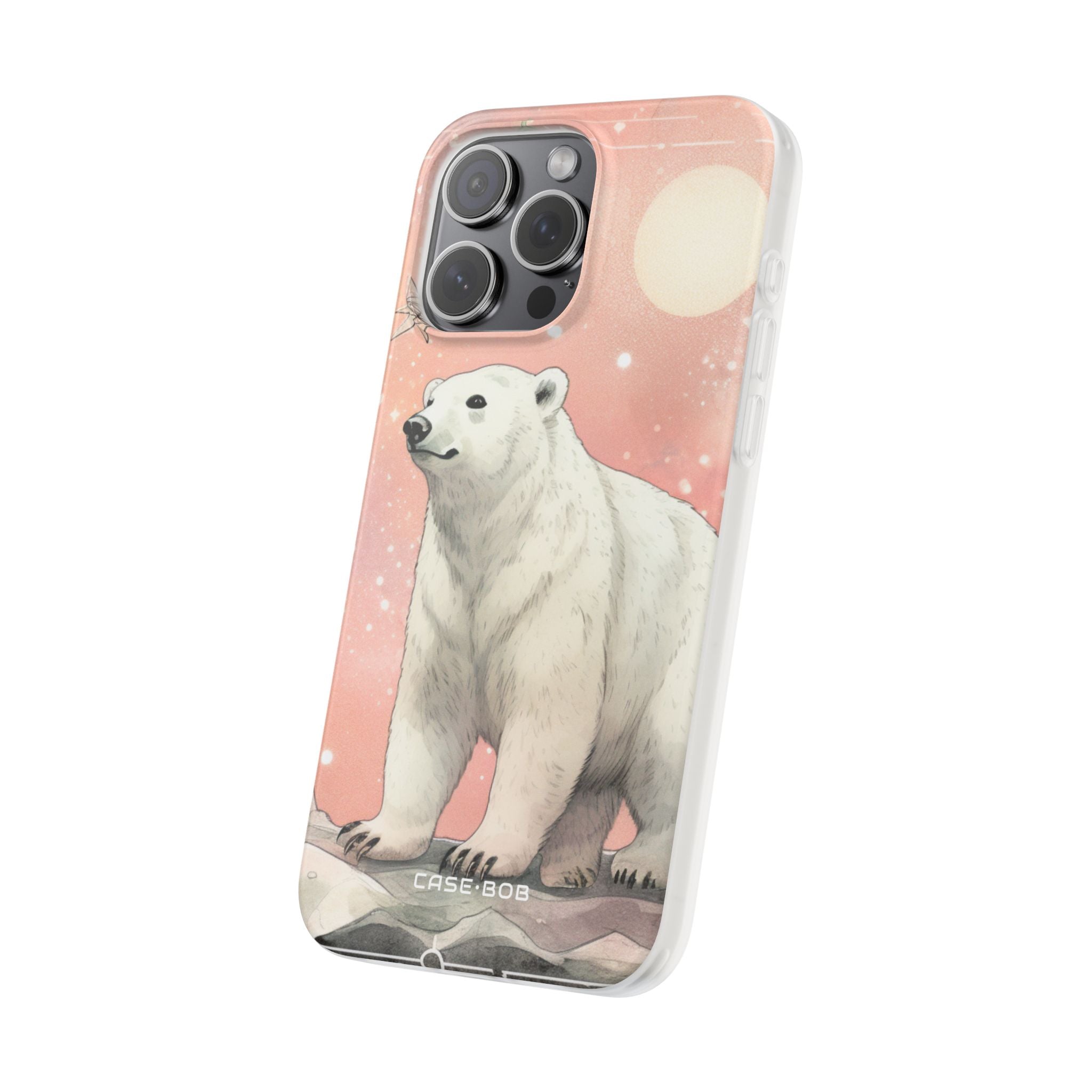 Polar Bear Dream iPhone 15 Pro Max Case - Soft