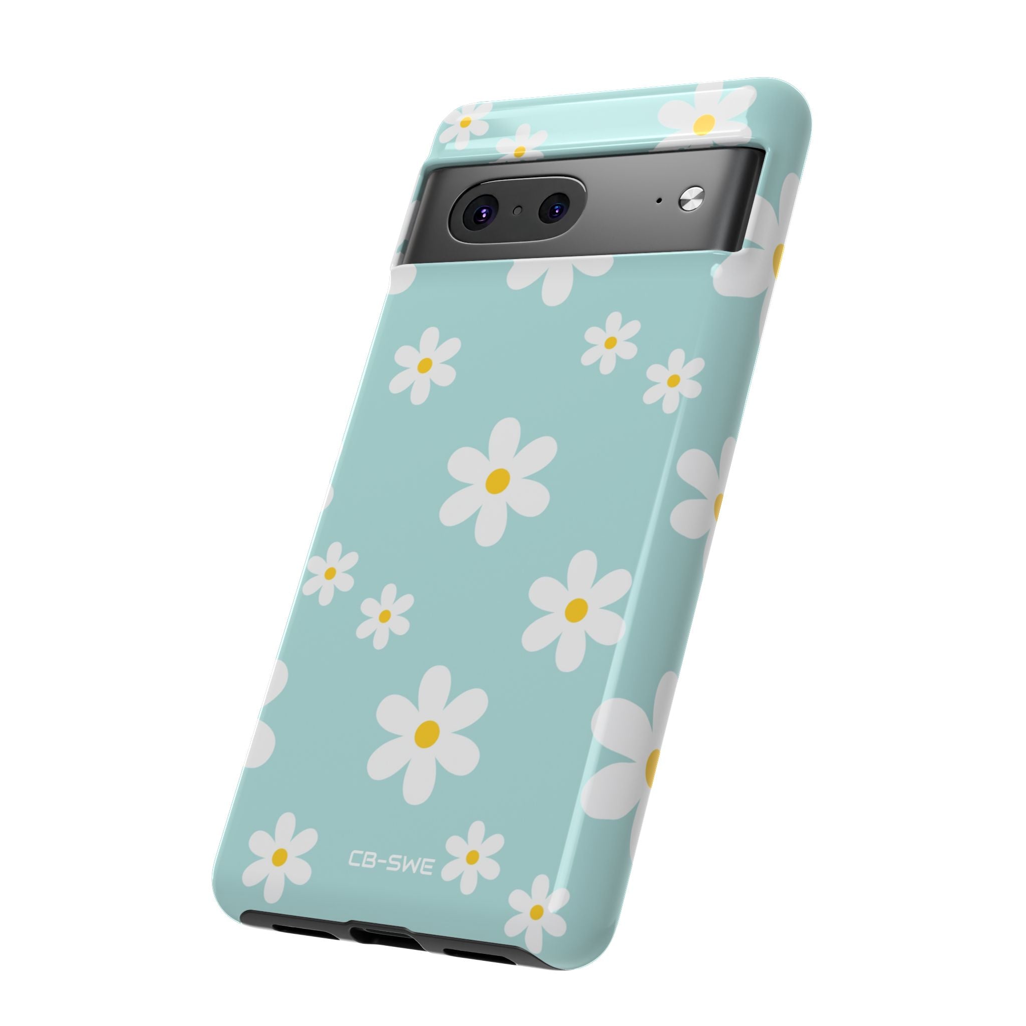 Daisies On Blue - Google Pixel Case