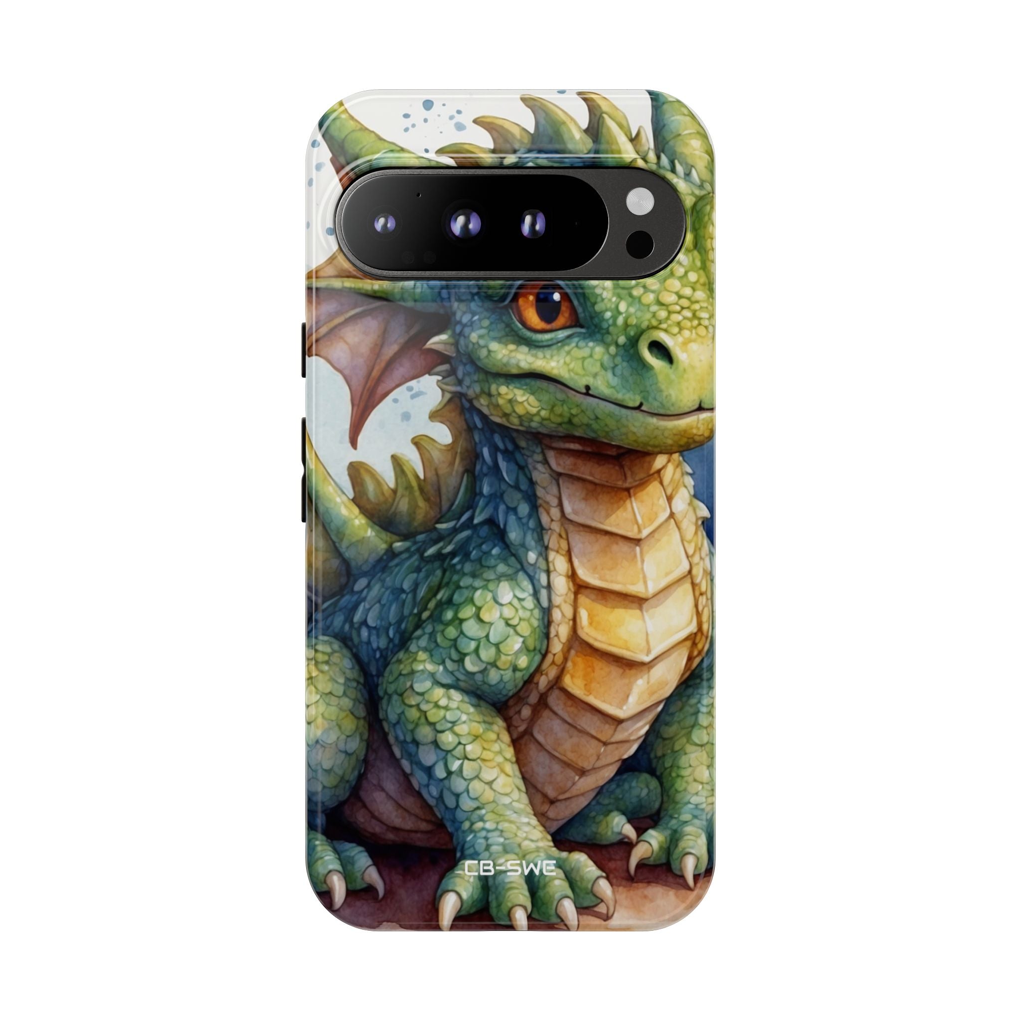 Green Dragon Smiles - Google Pixel Case