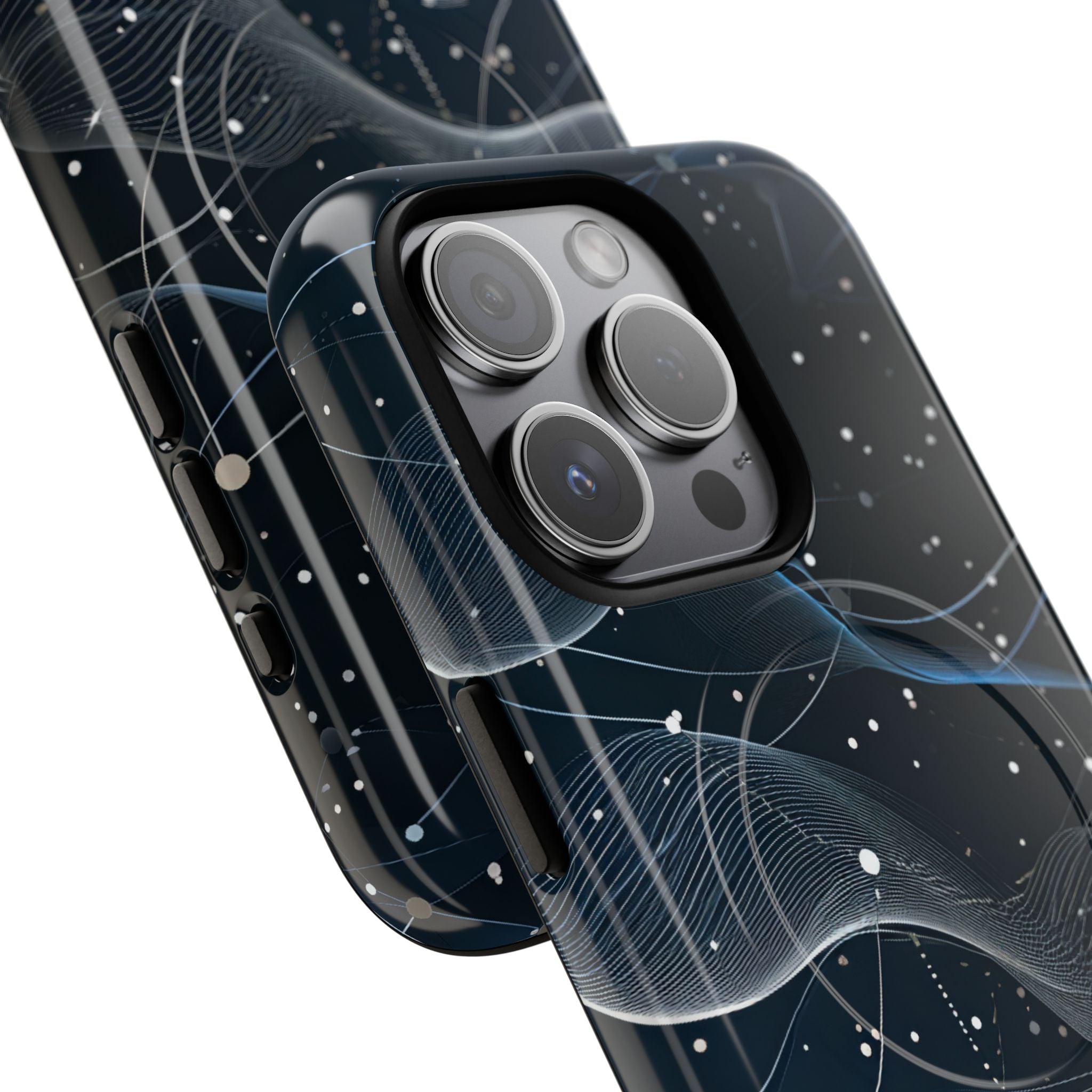 Cosmic Wave Network iPhone 15 - Tough+