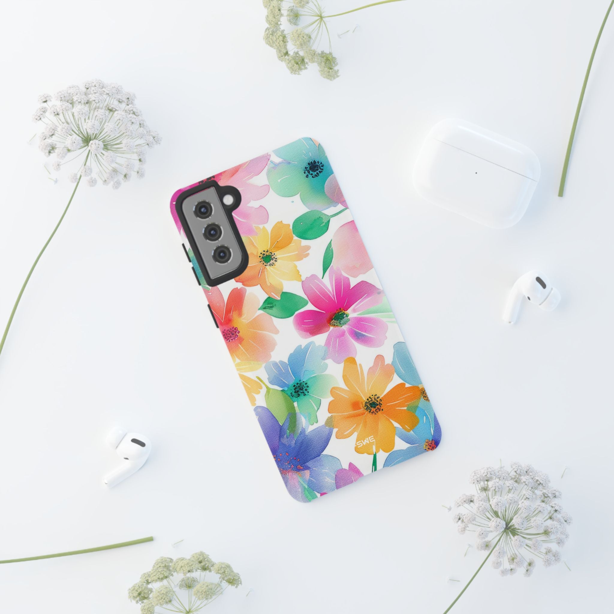 Vibrant Floral Impression - Samsung Case
