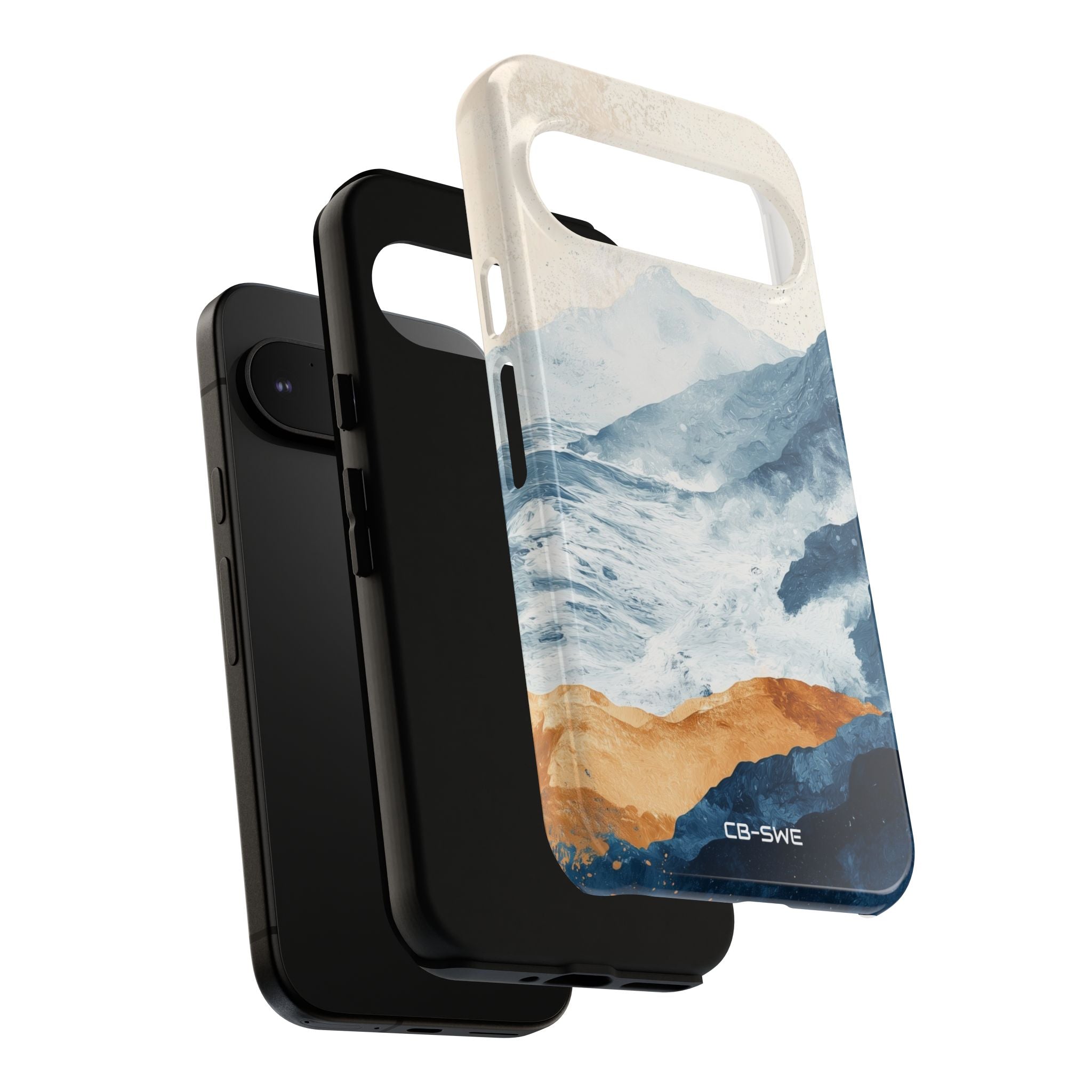 Waves Embrace Shore - Google Pixel Case