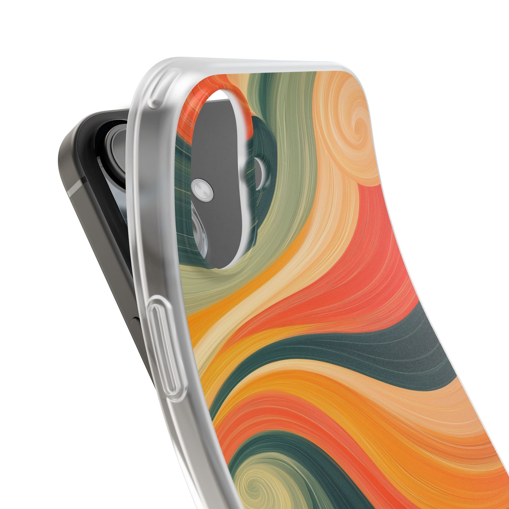 Swirling Ember iPhone 16 Plus Case - Soft