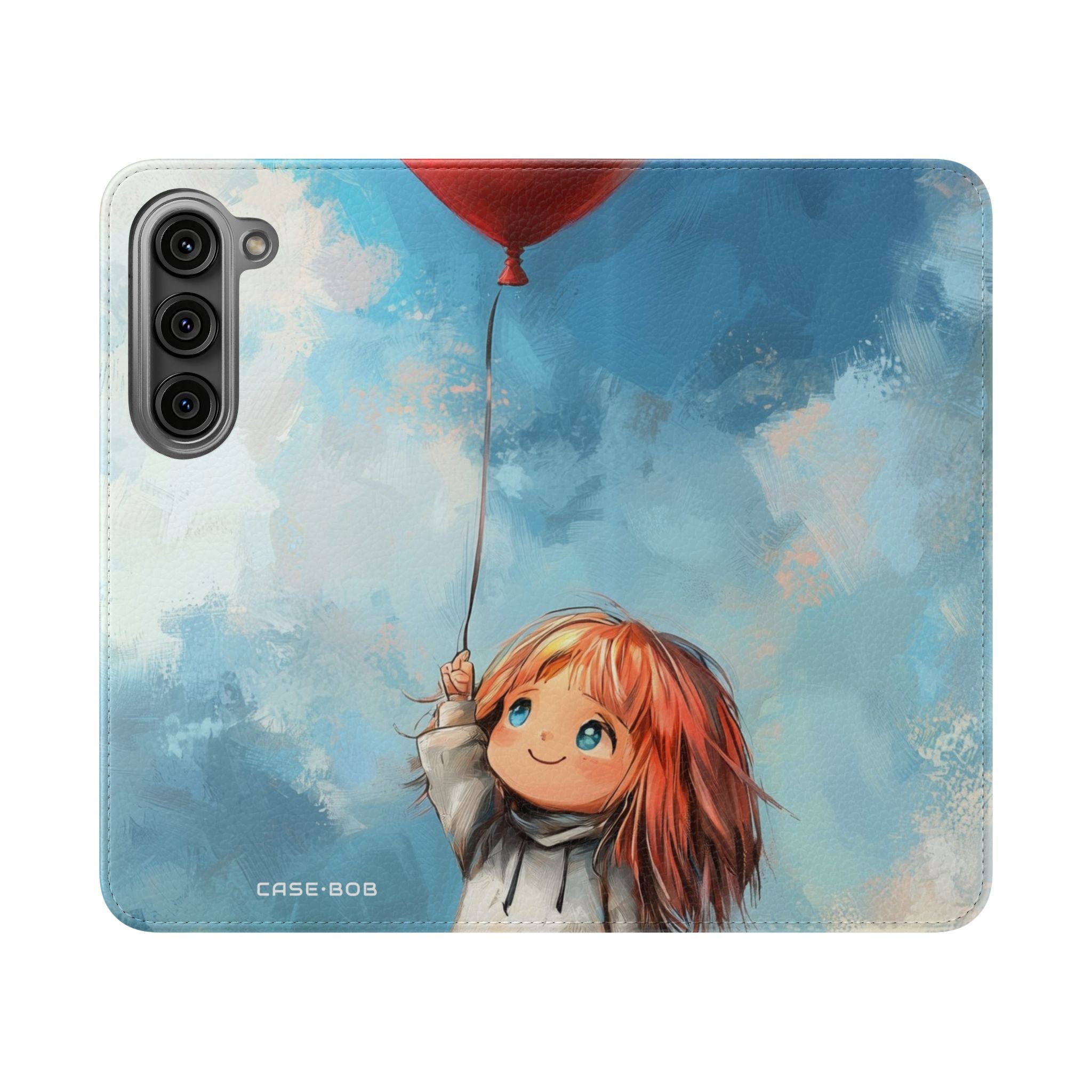 Heart Balloon Glow - Samsung S23 Case - Wallet