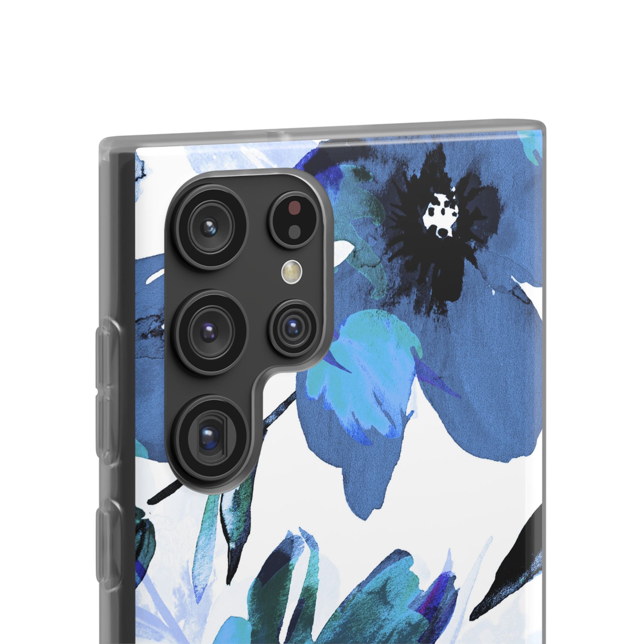 Blue Blossom Radiance Samsung S22 Ultra Case - Soft