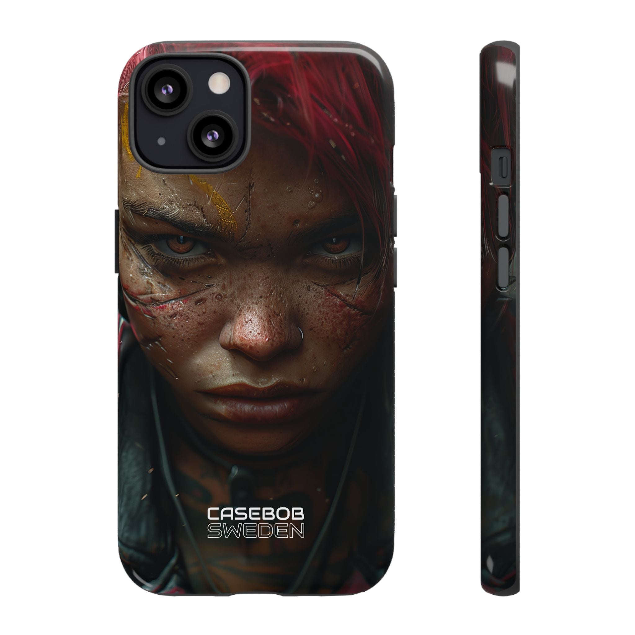 Cyberpunk Rebel Portrait iPhone 13 - Tough