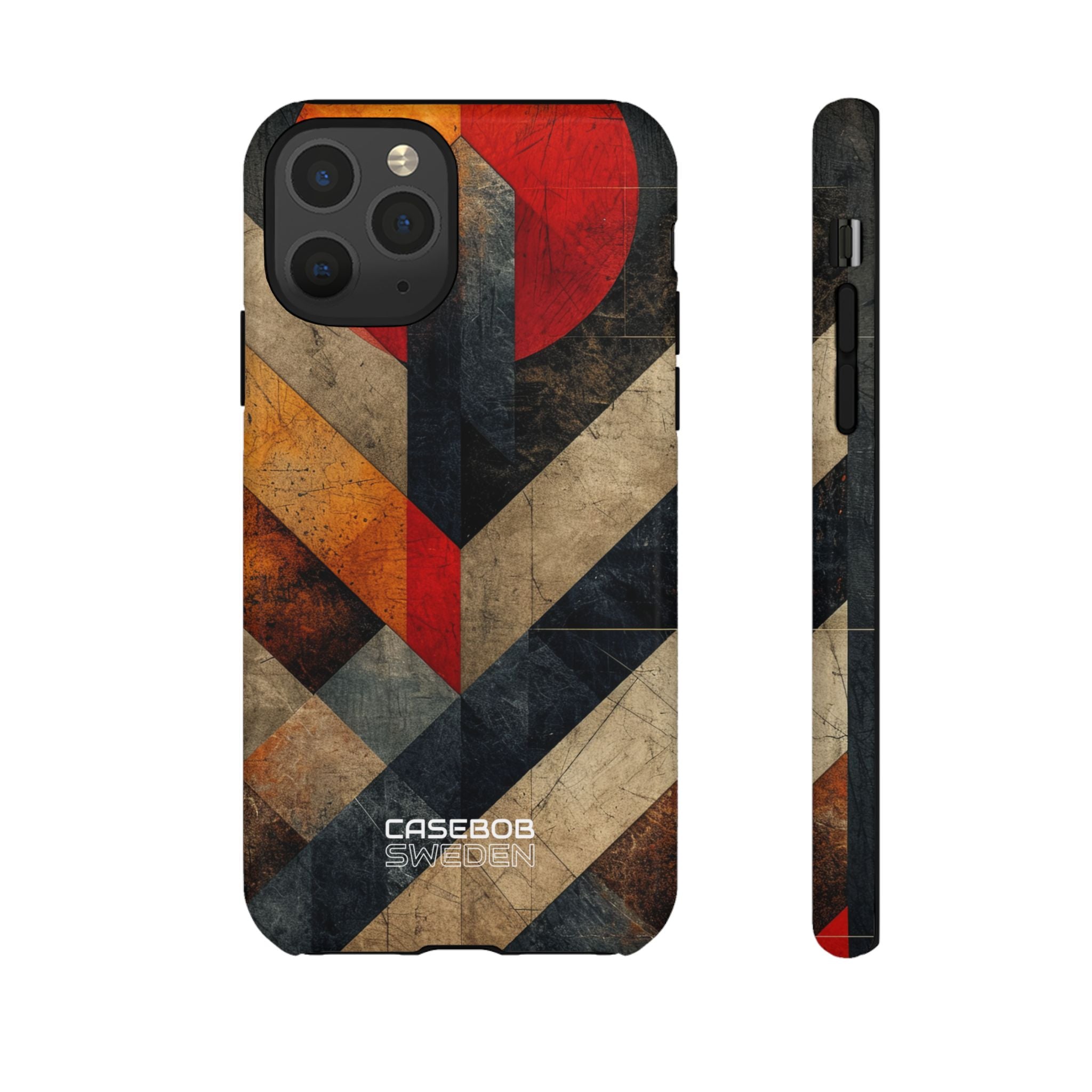 Crimson Circle Geometry iPhone 11 - Tough