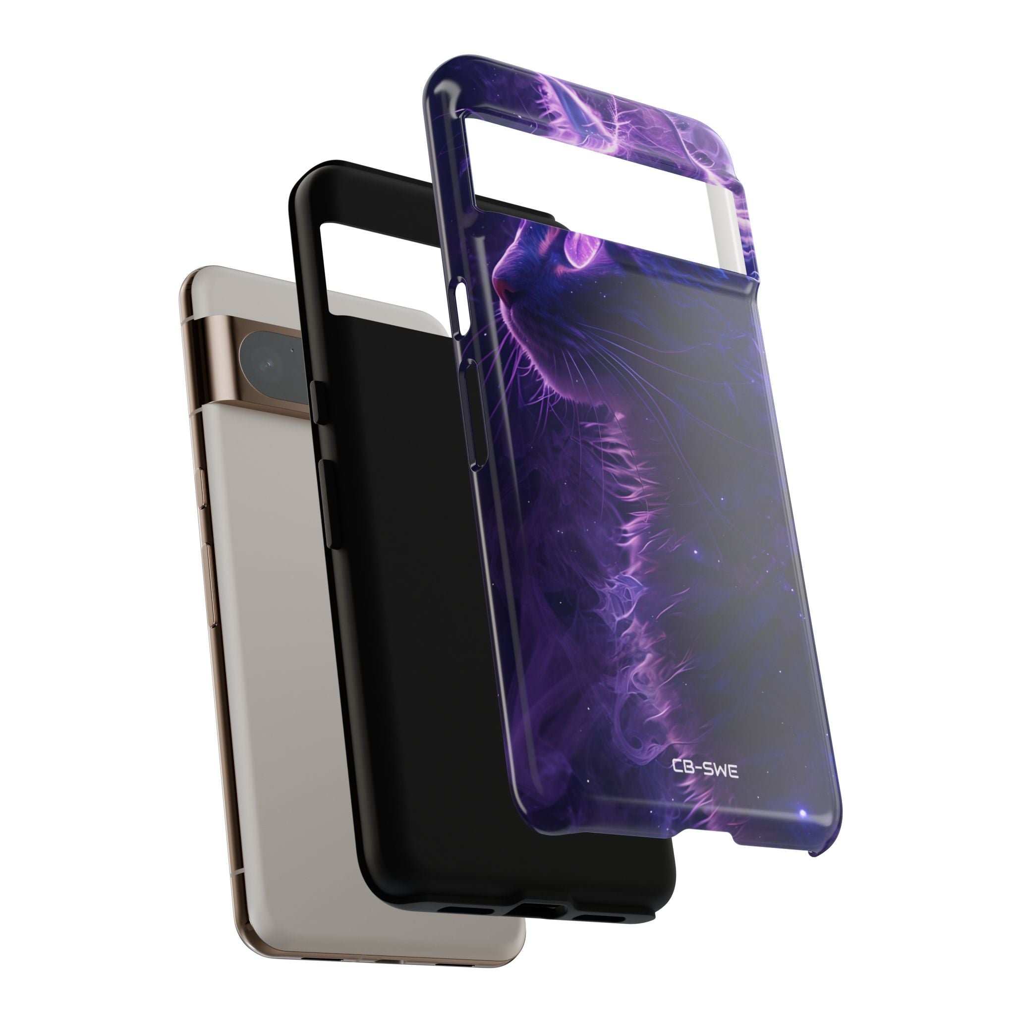 Mystical Starlit Cat - Google Pixel Case