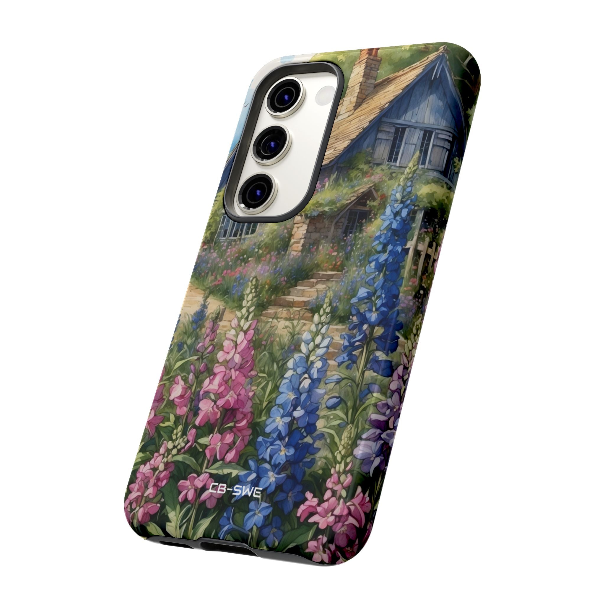 Cottage Surrounded Blossoms - Samsung Case