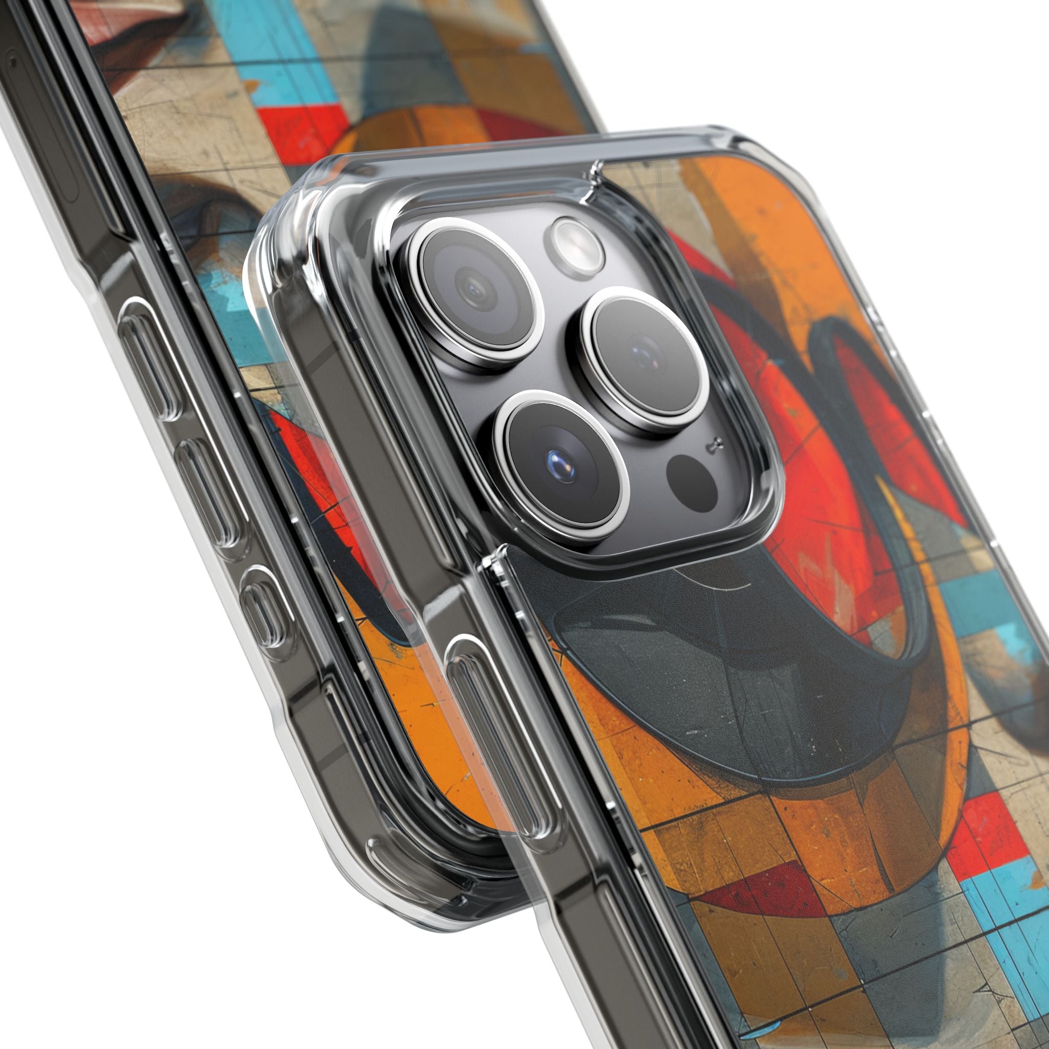 Futuristic Cubist Visions iPhone 15 - Impact Clear+