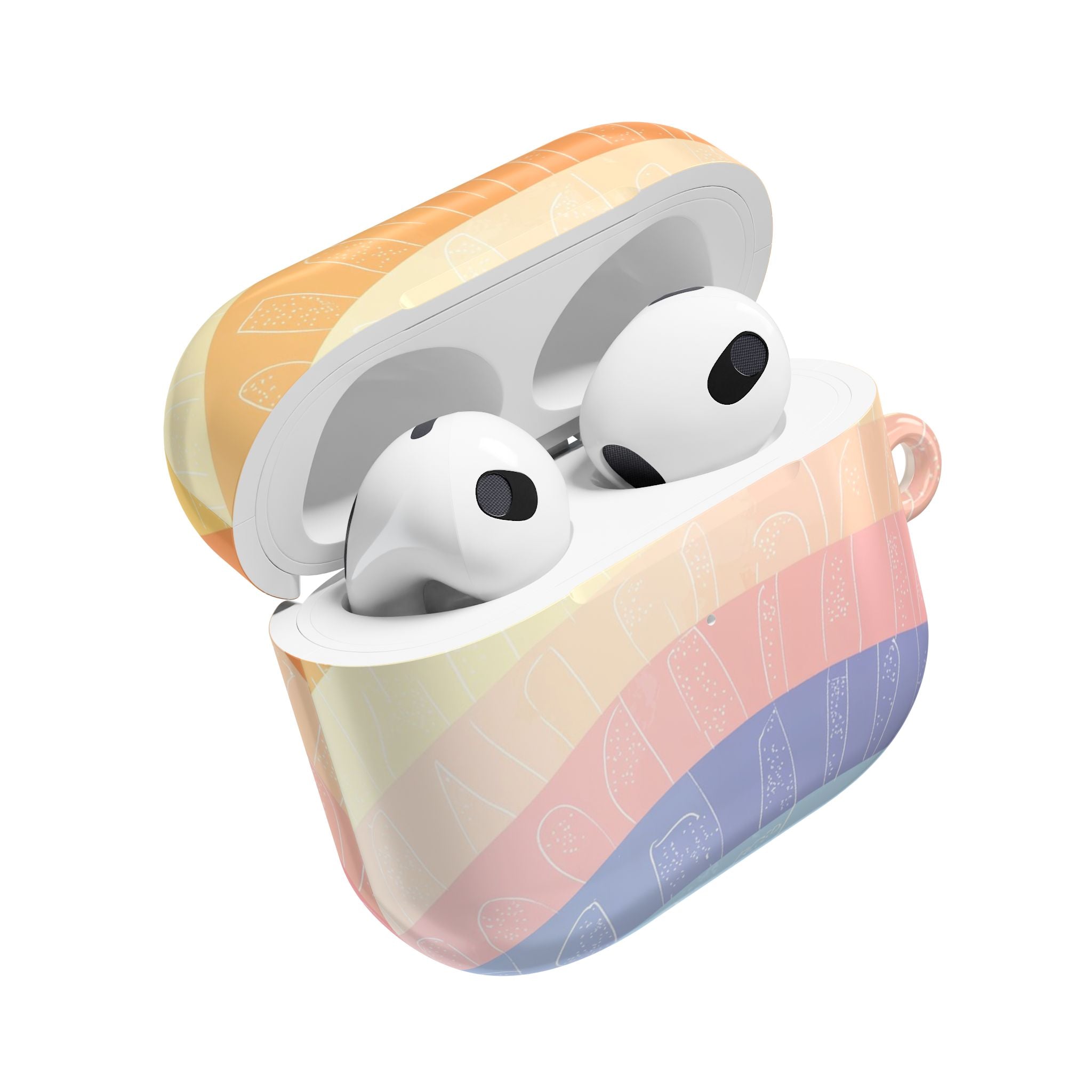 Pastelinen sateenkaaren hohde - AirPods Case