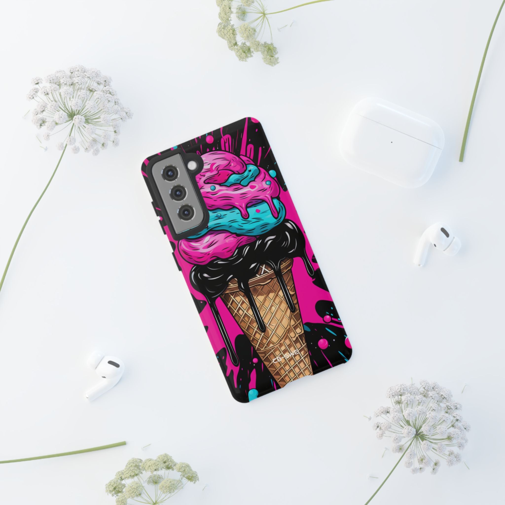 Neon Ice Cream Burst - Samsung Case