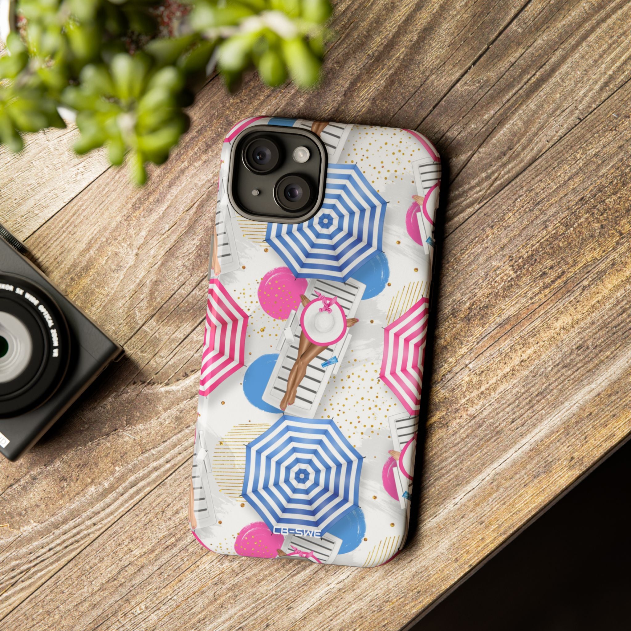 Sun Hats Relaxing - iPhone Case
