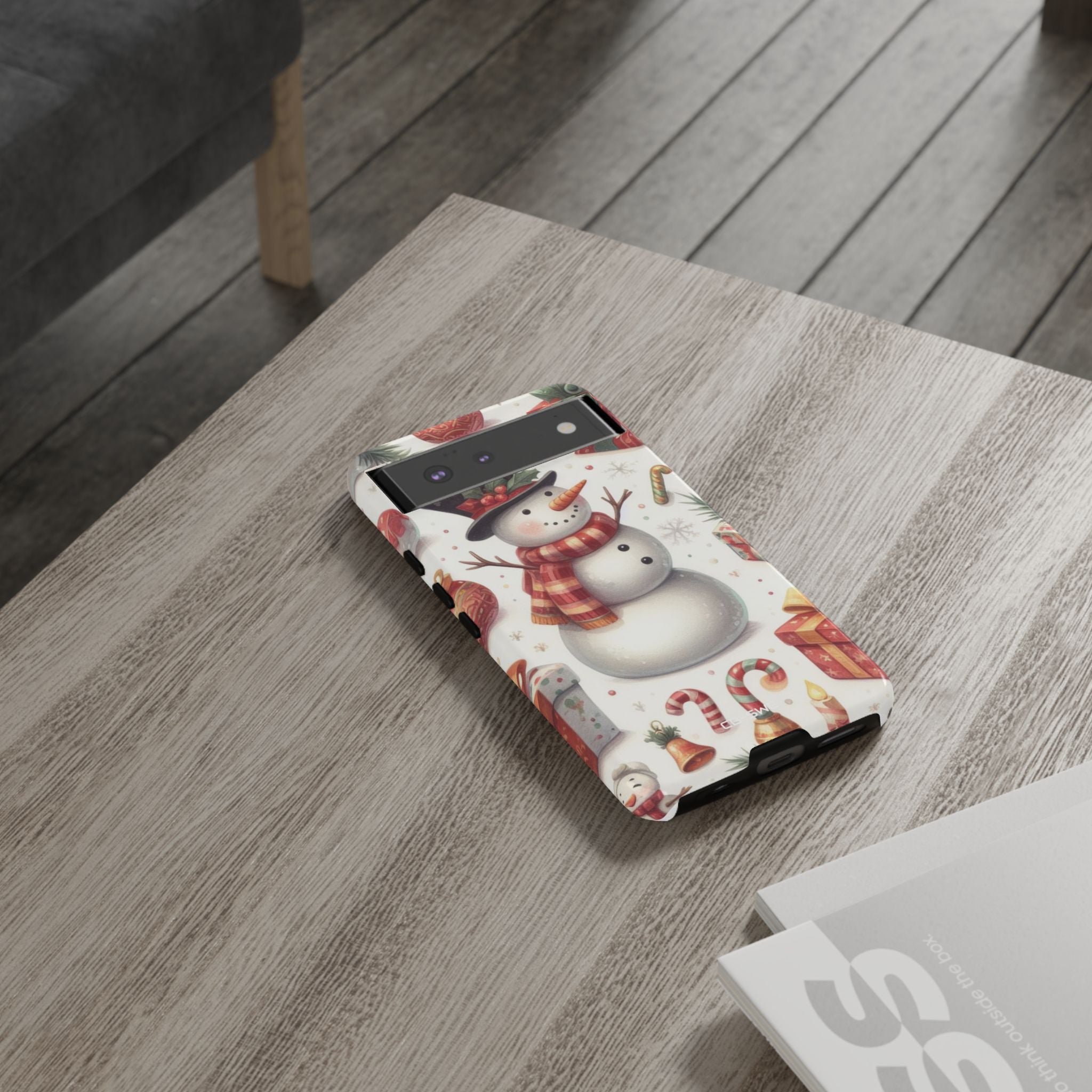 Snowman Wears Scarf - Google Pixel Case