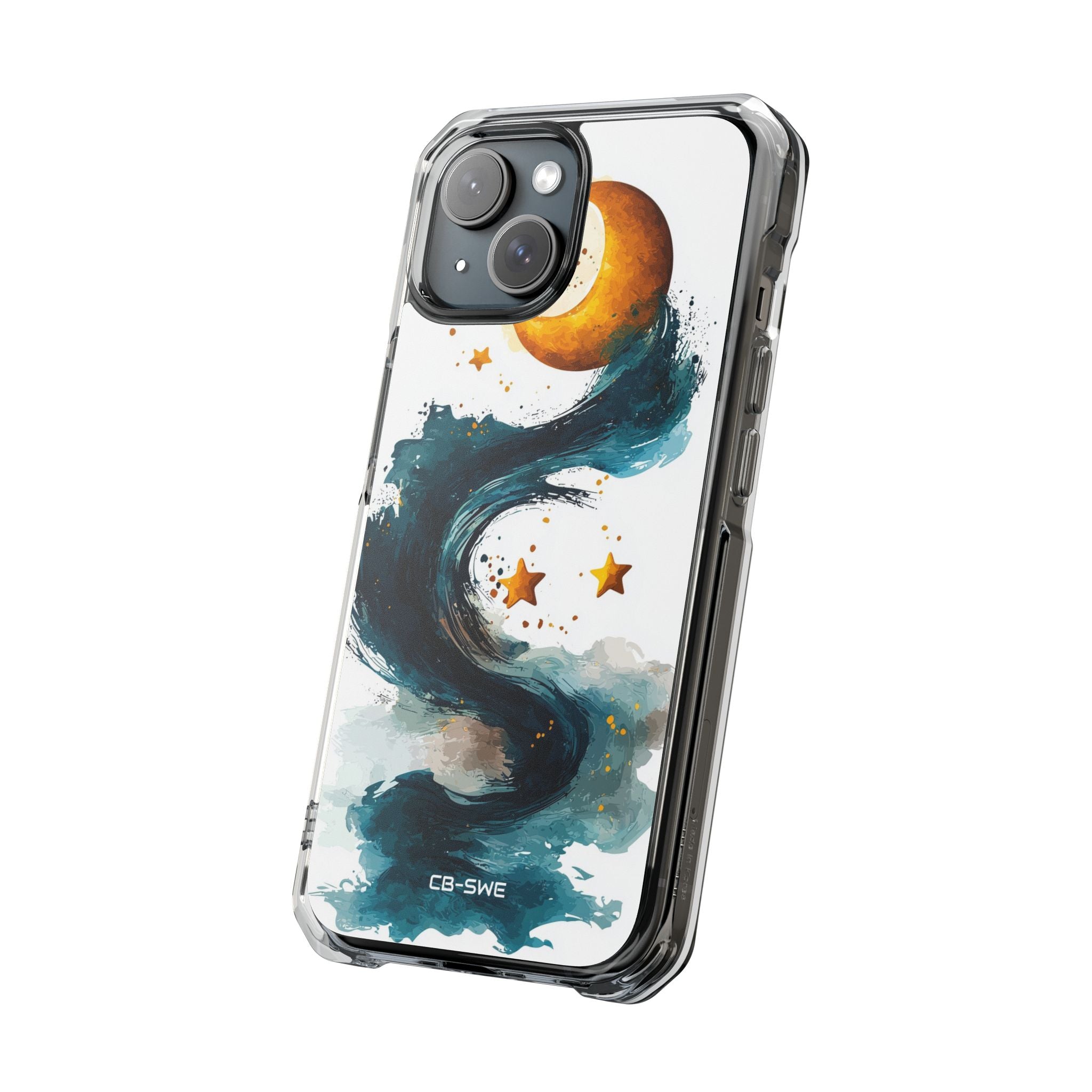 Celestial Waves Dance iPhone Case - Impact