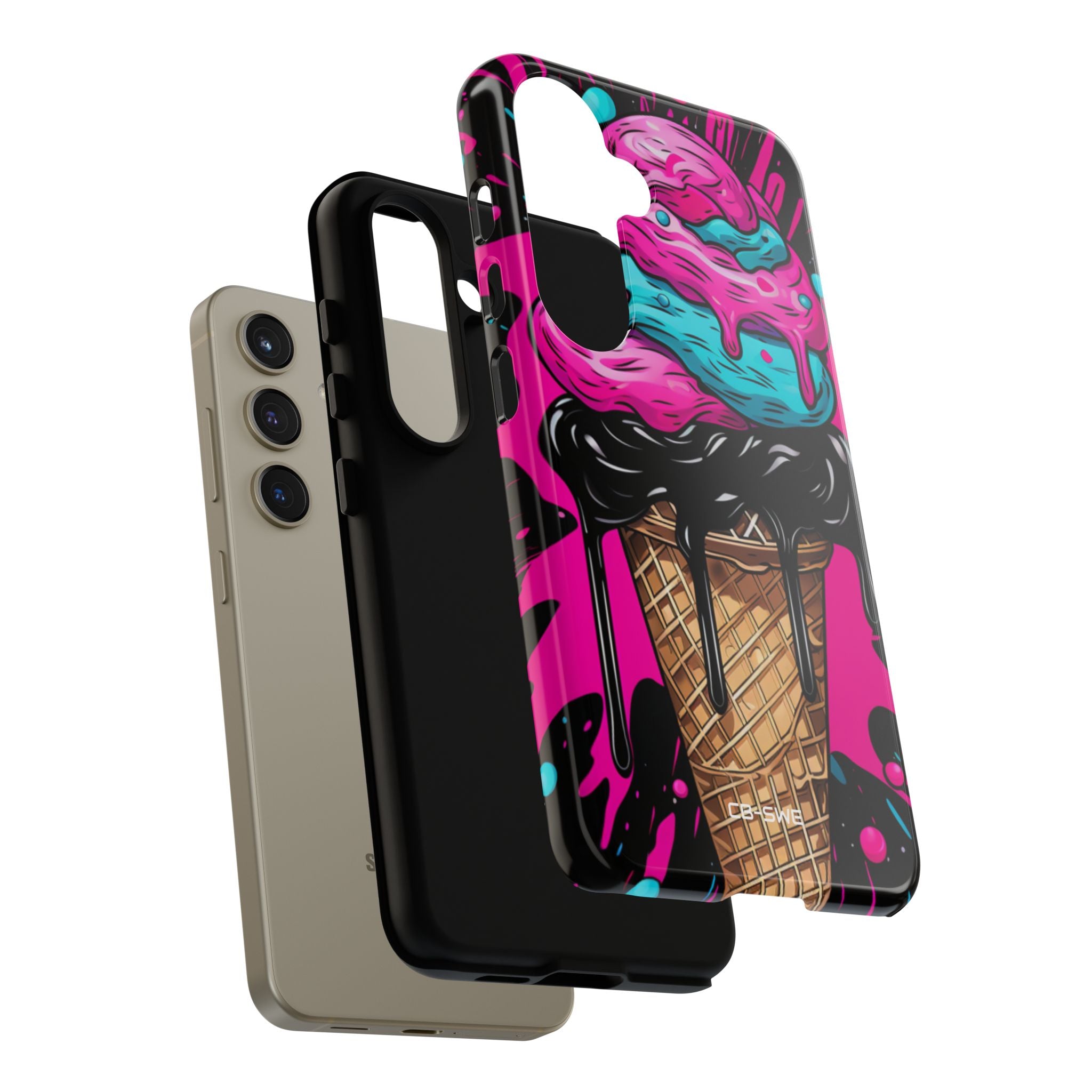 Neon Ice Cream Burst - Samsung Case