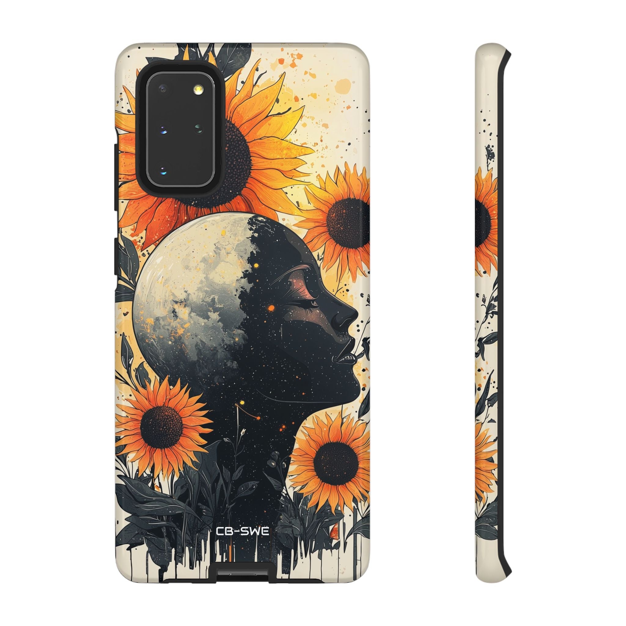 Sunflower Embraces Moon - Samsung Case