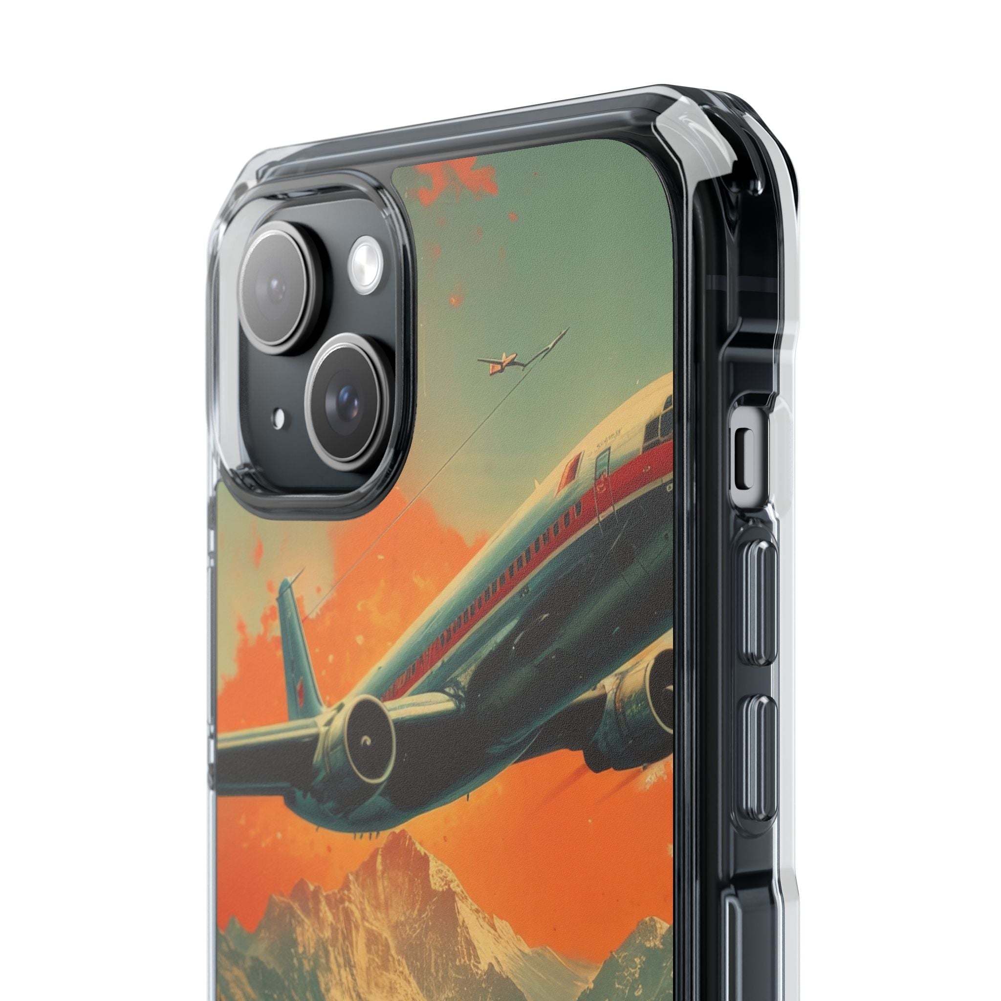 Soaring Mountain Flight iPhone 15 - Impact Clear+