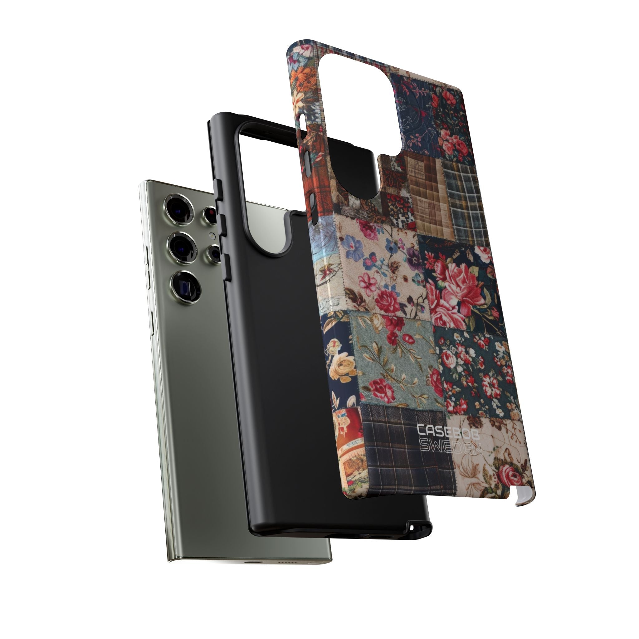 Trapunta patchwork floreale Samsung S23 - Tough