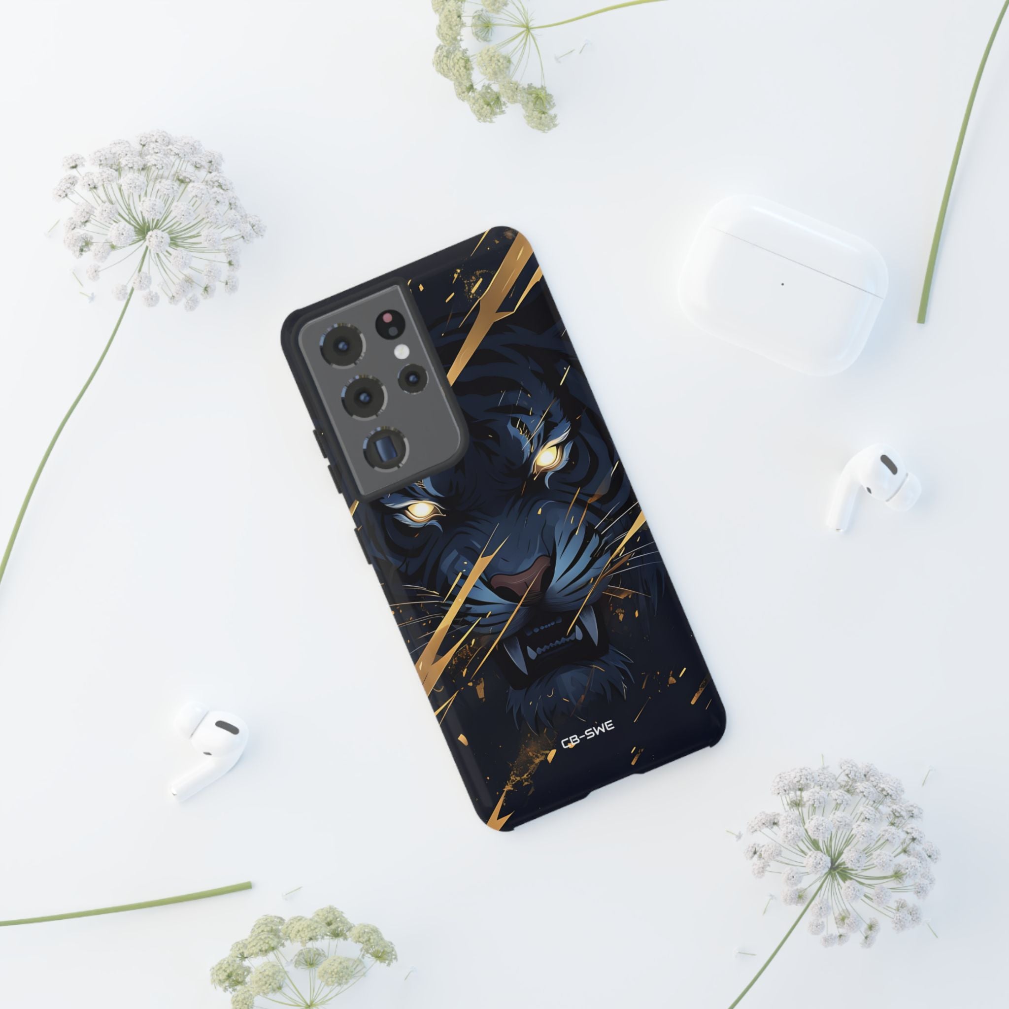 Tiger's Glowing Gaze - Samsung Case