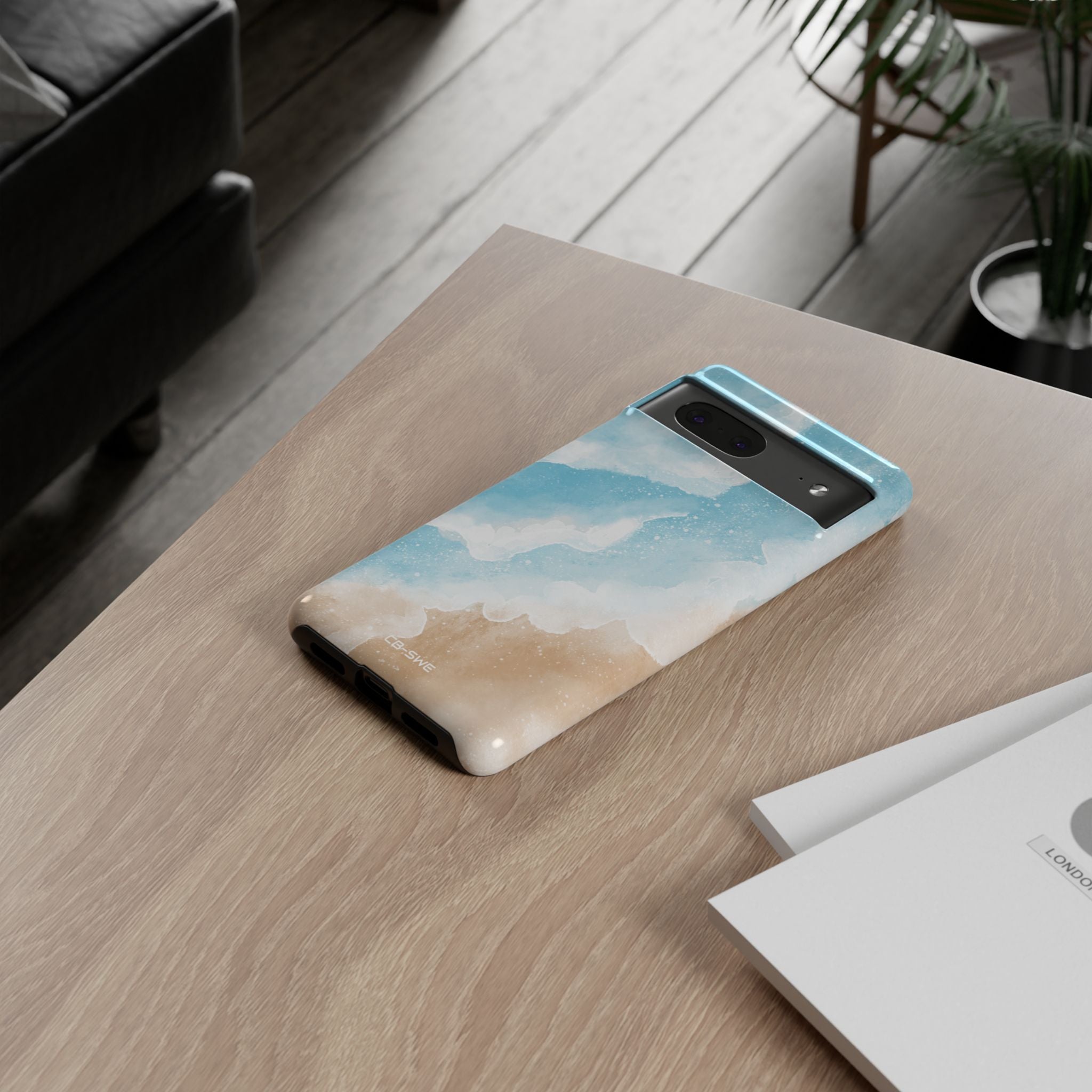 Serene Coastal Whispers - Google Pixel Case