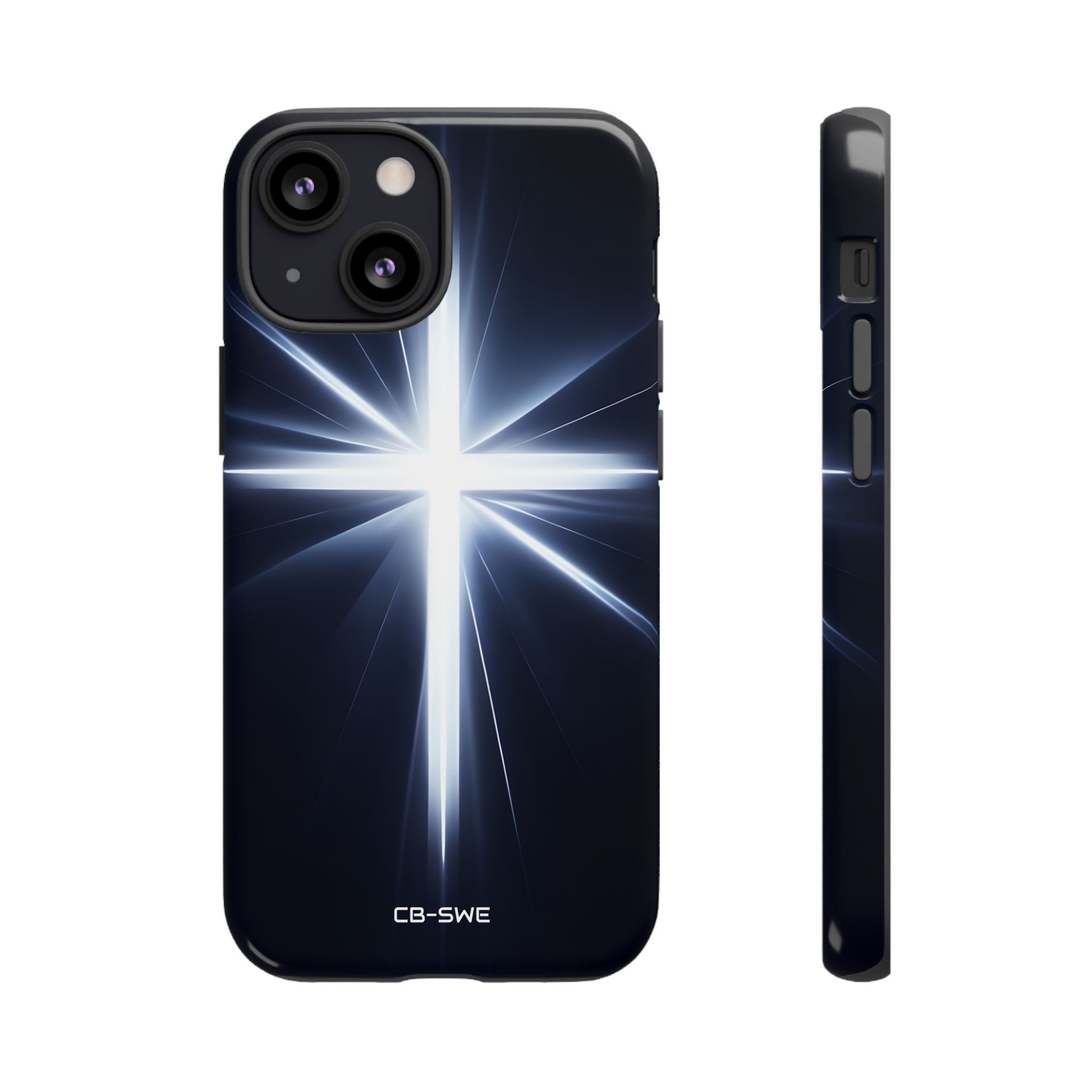 Luminous Cross Radiance - iPhone Case
