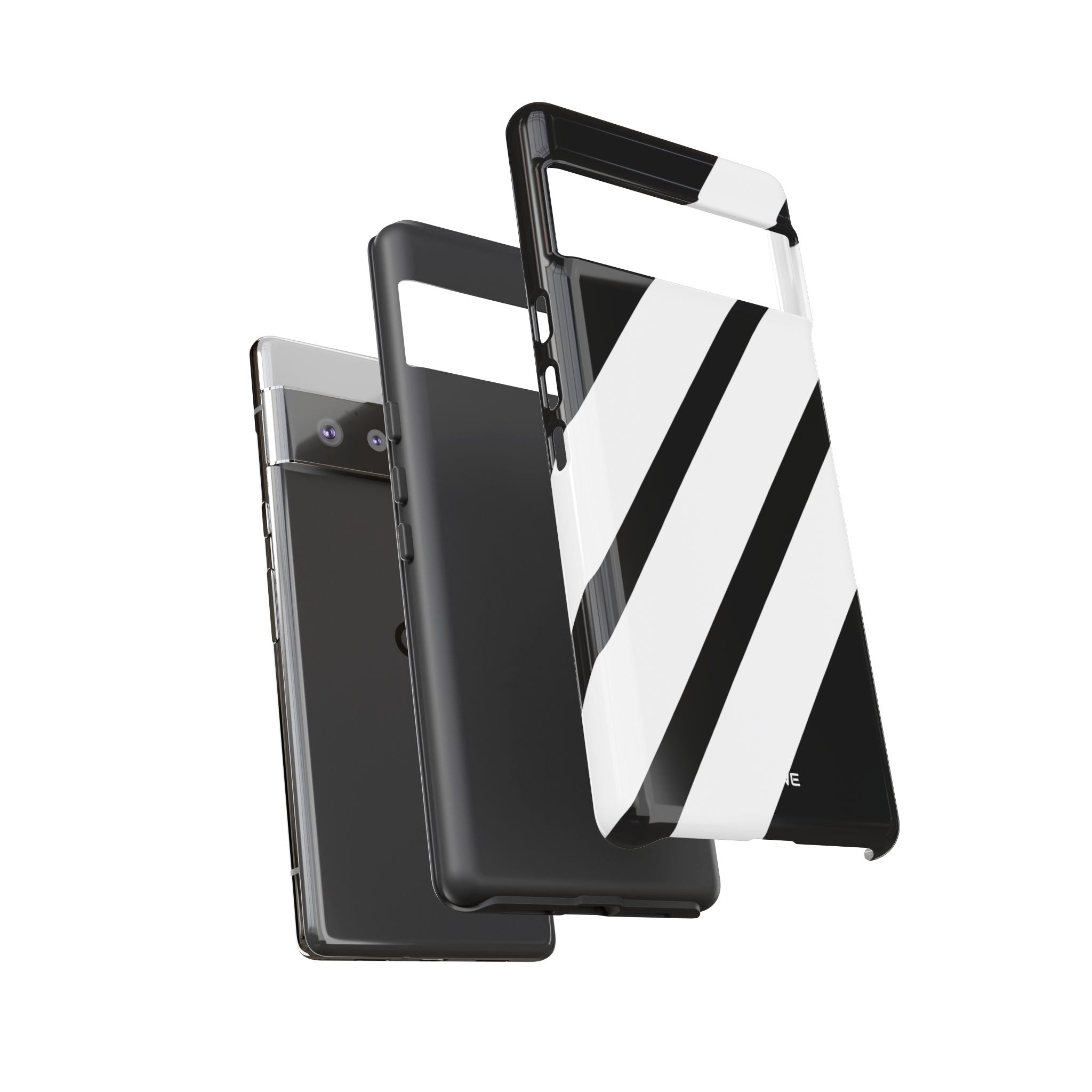 Monochrome Diagonal Symmetry - Google Pixel Case