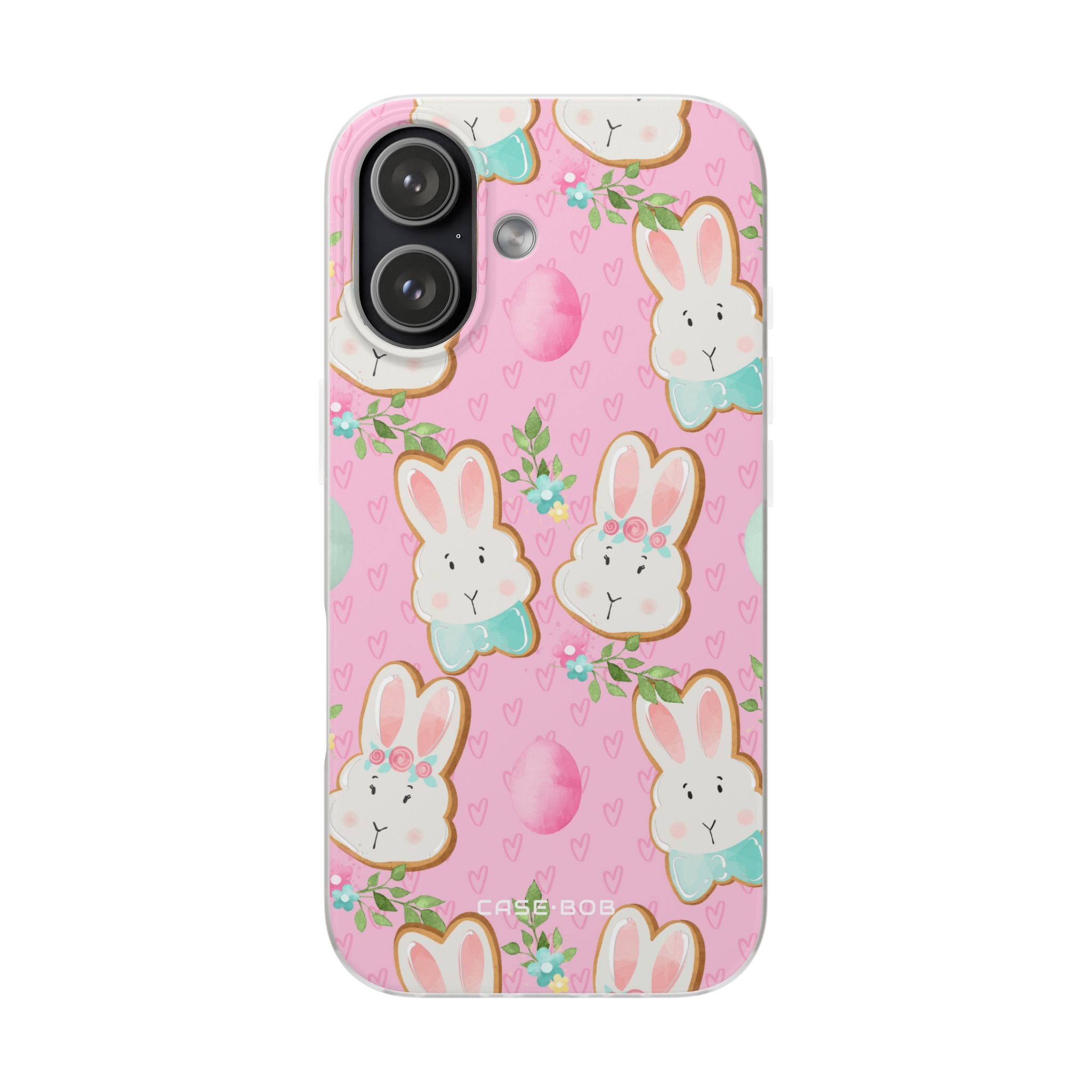 Bunny Blossom iPhone 17 Case - Soft