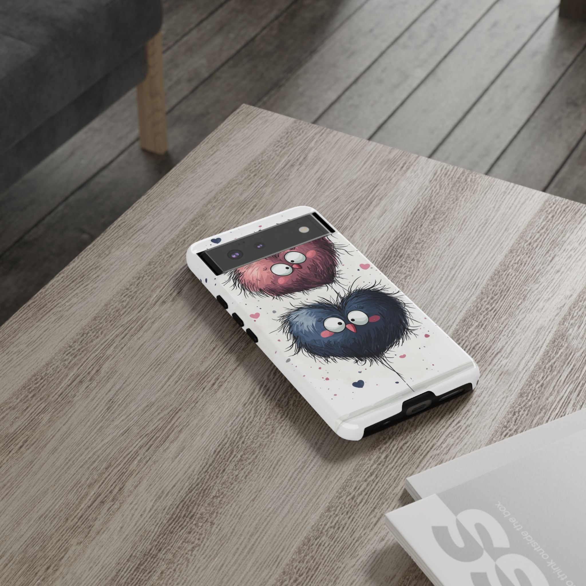 Fluffy Hearts Embrace - Google Pixel Case