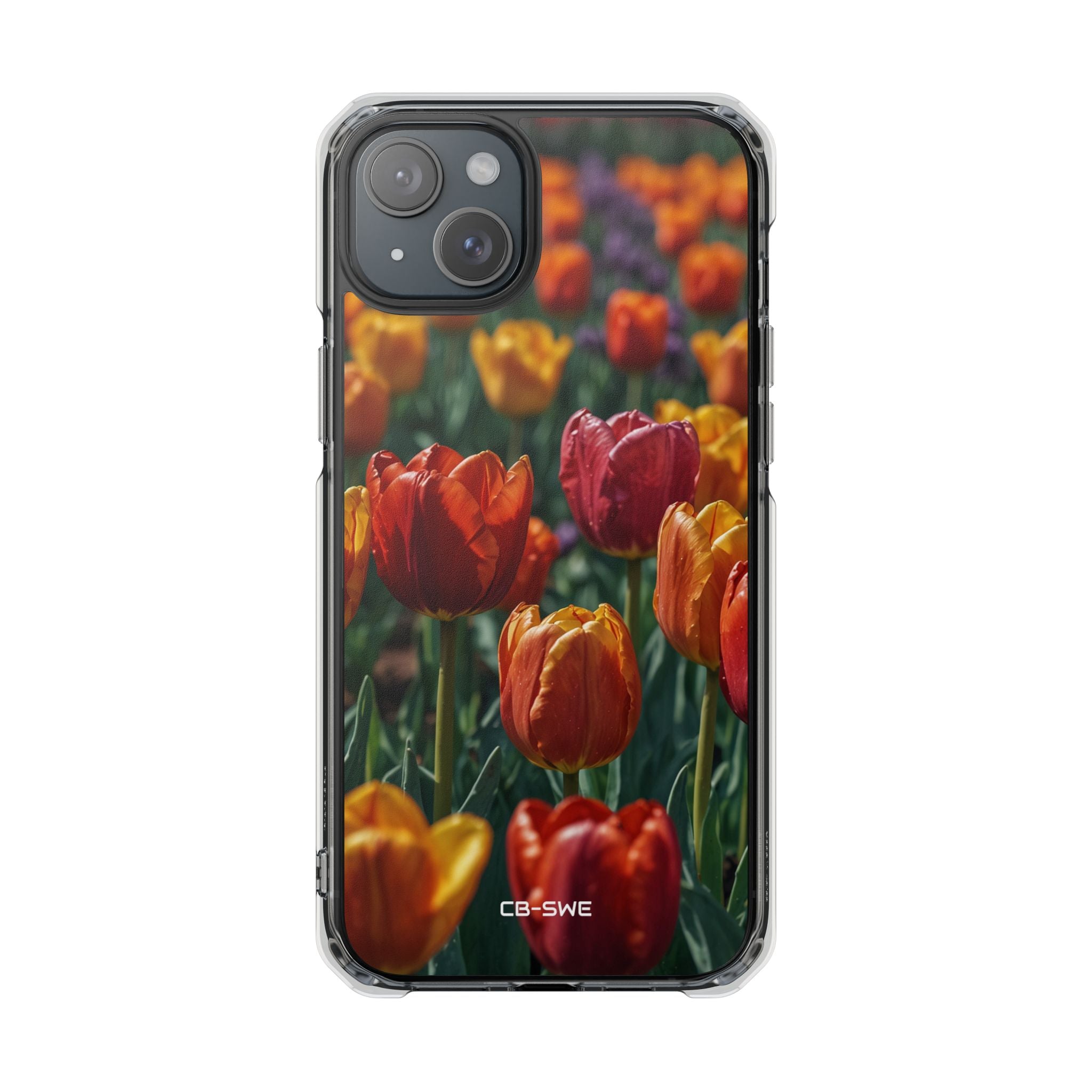 Tulips Embrace Light iPhone Case - Impact
