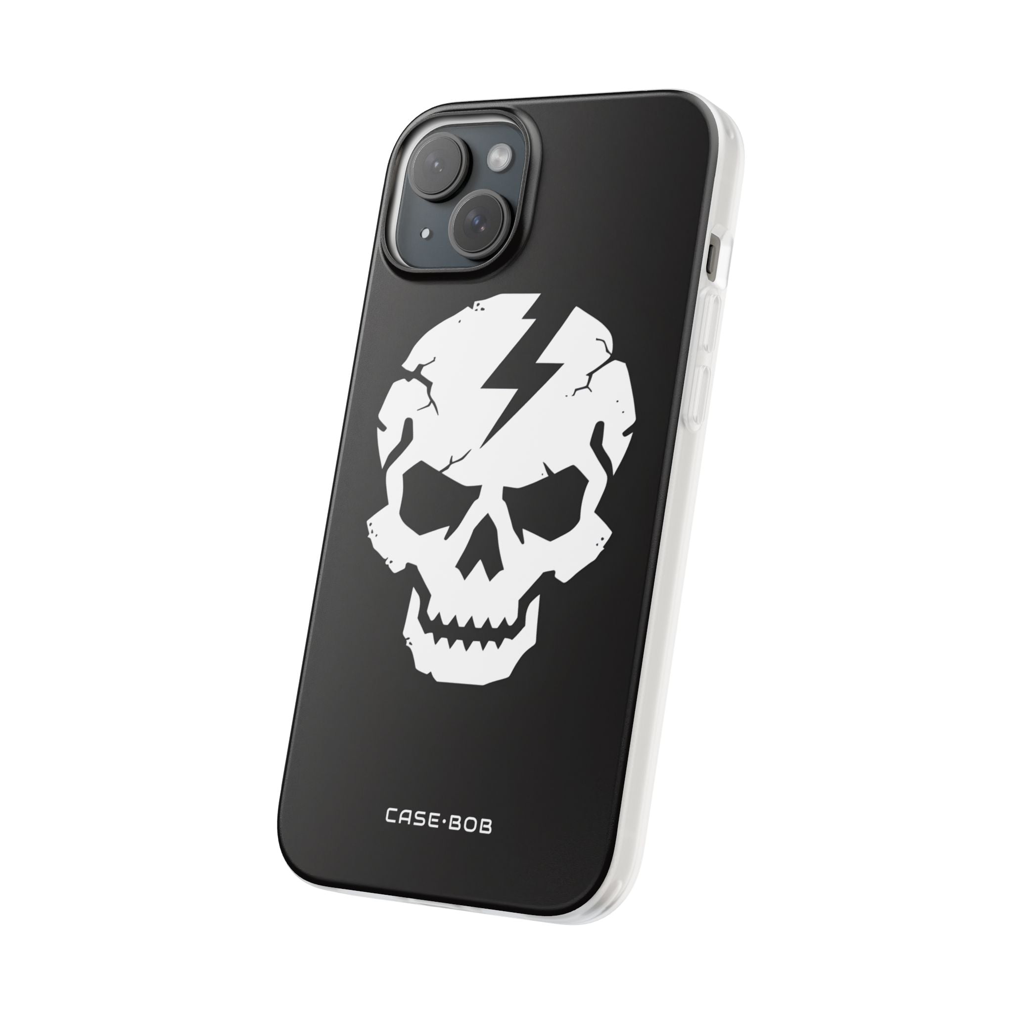Lightning Skull iPhone 15 Plus Case - Soft