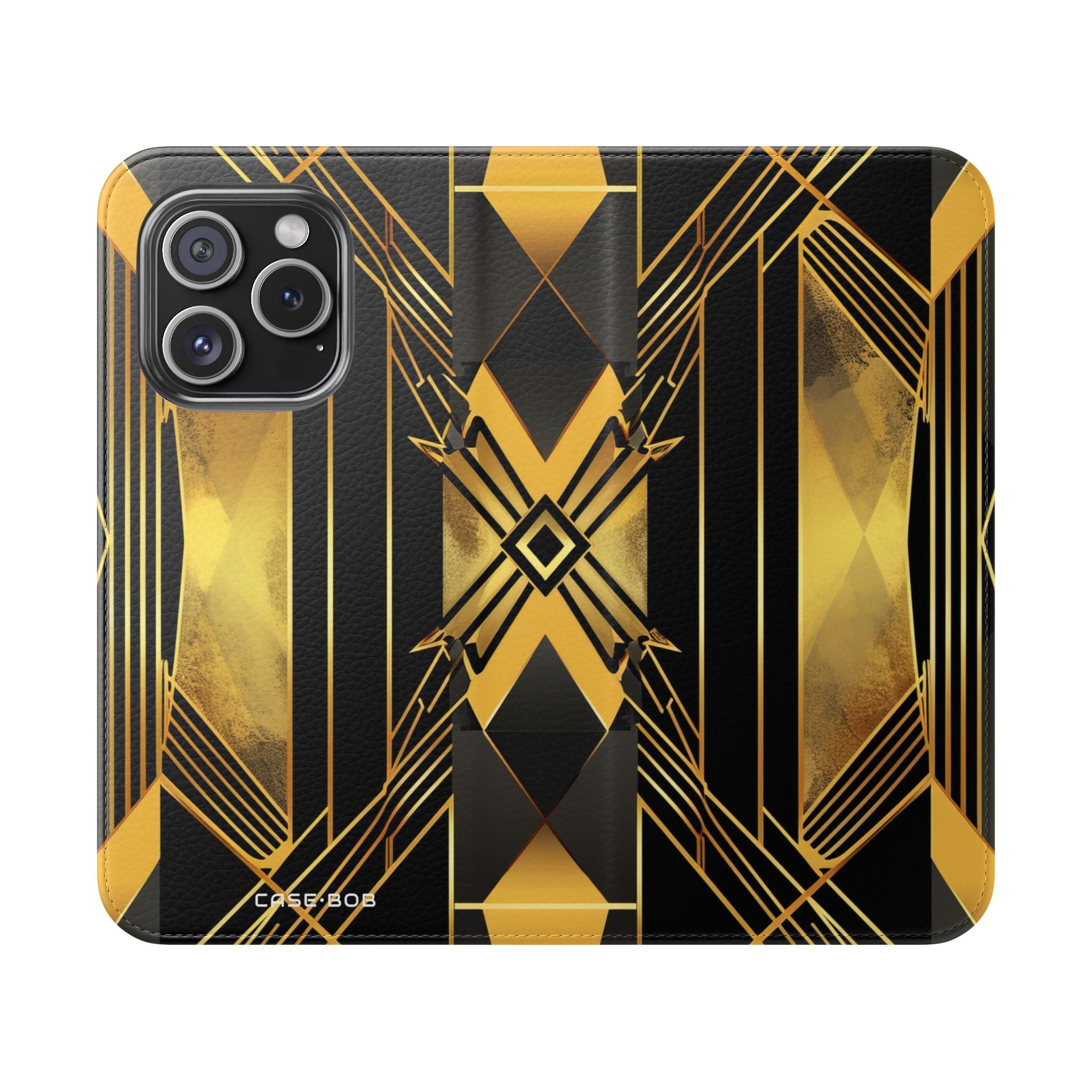 Golden Xcape - iPhone 15 Pro Case - Wallet