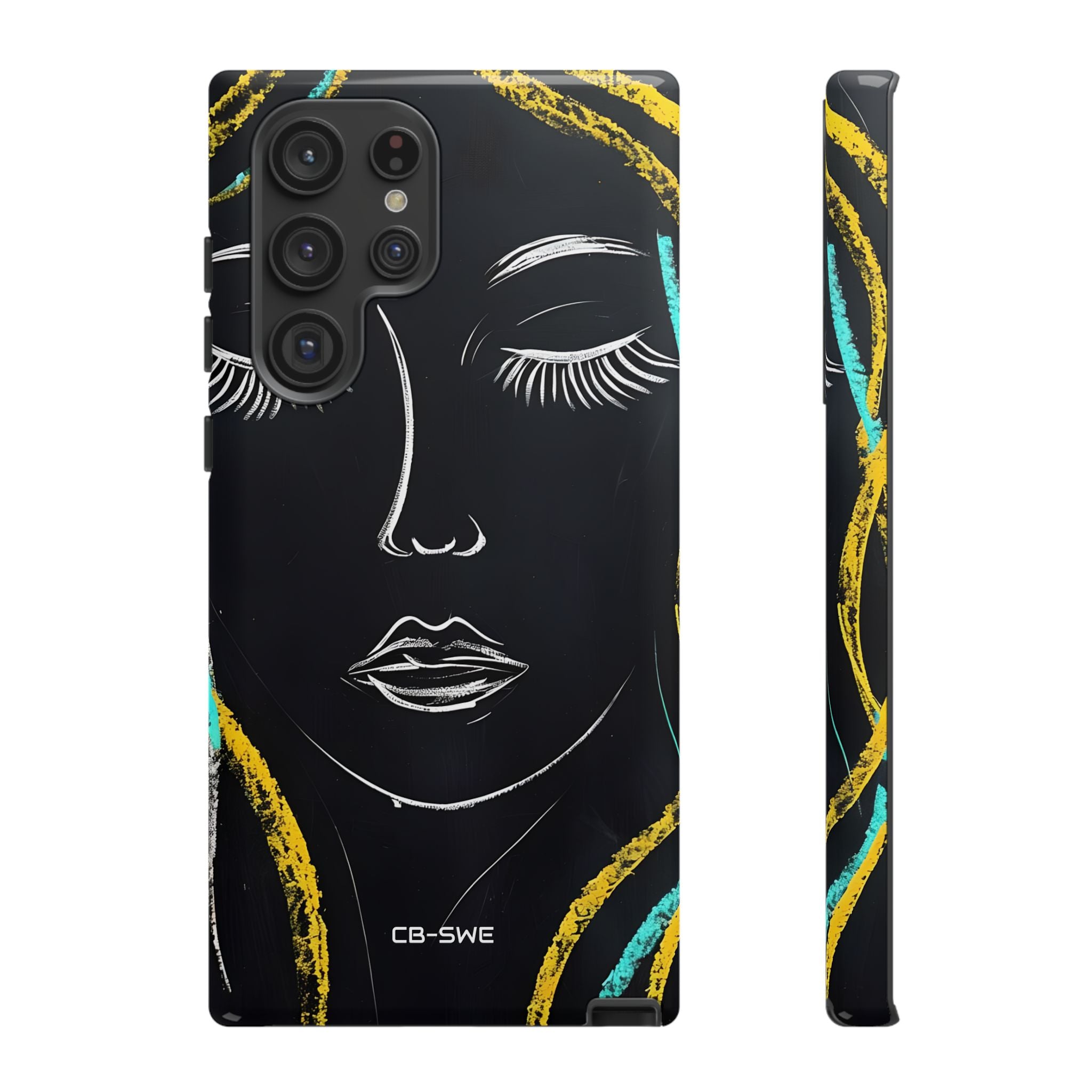 Vivid Minimalist Portrait - Samsung Case