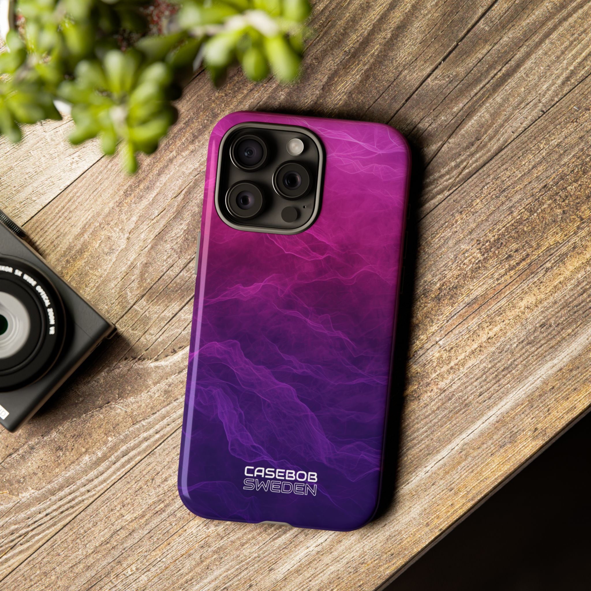 Violet Dream Currents iPhone 15 - Tough