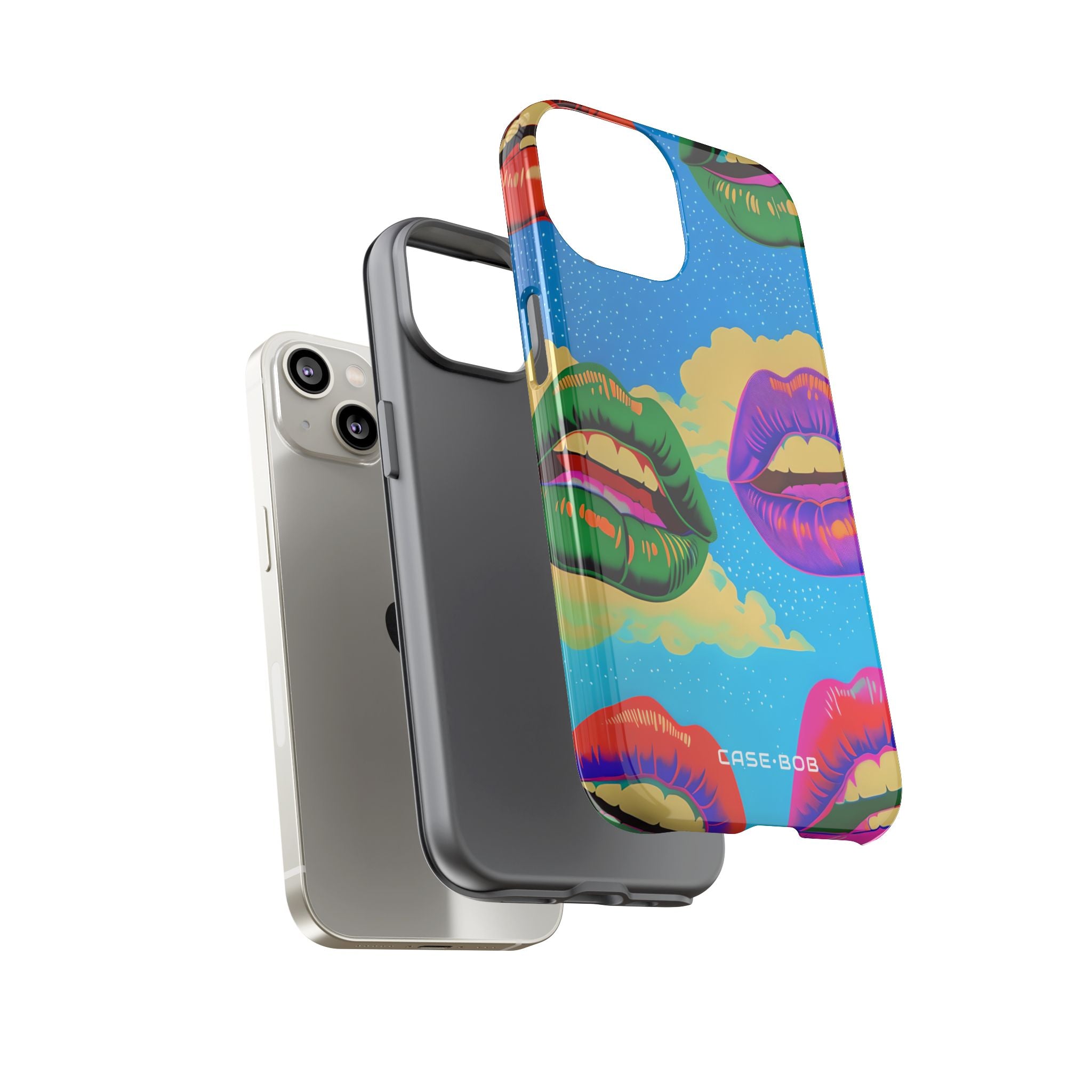 Colorful Lipscape iPhone 14 Case - Tough