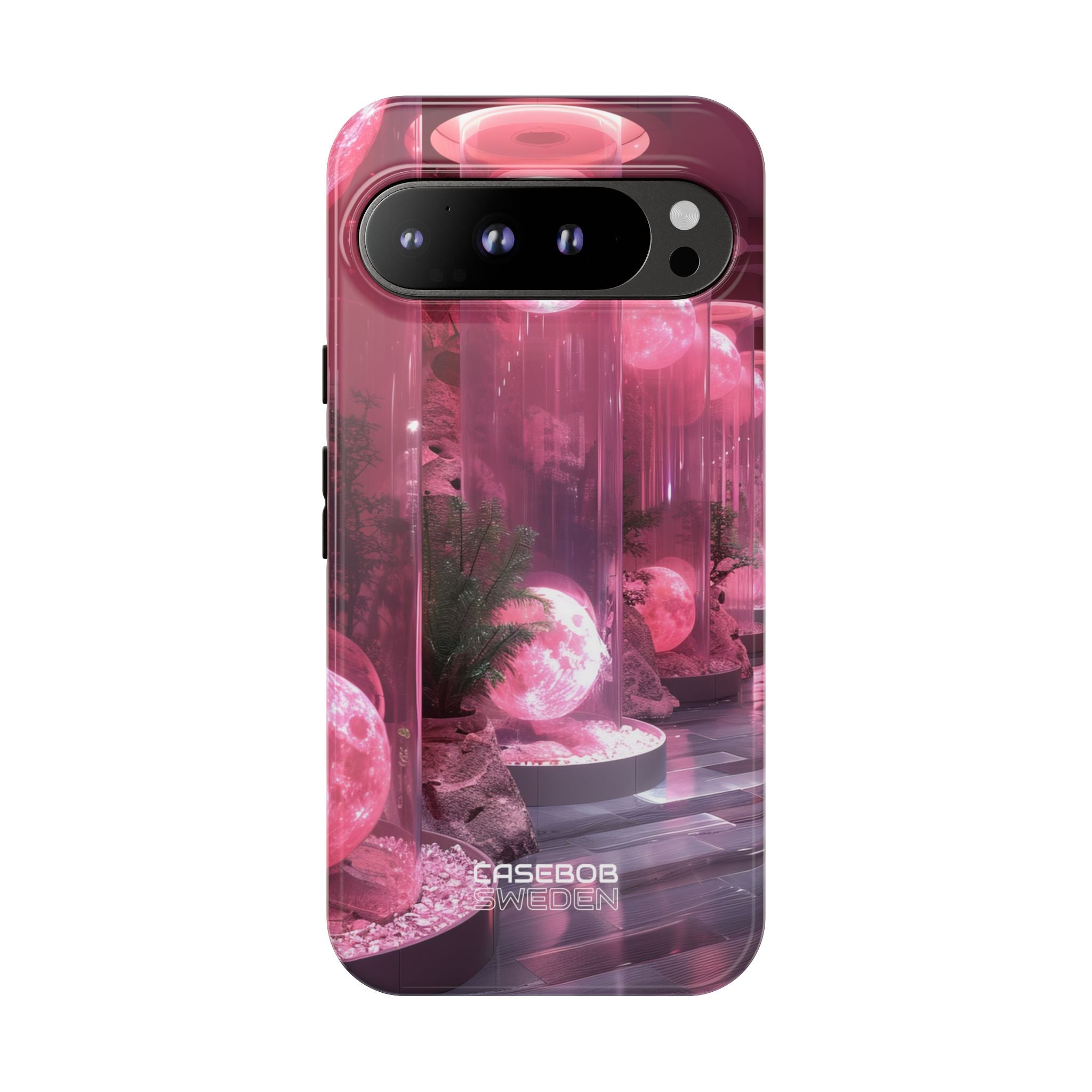 Futuristic Moon Garden Google Pixel 9 - Tough