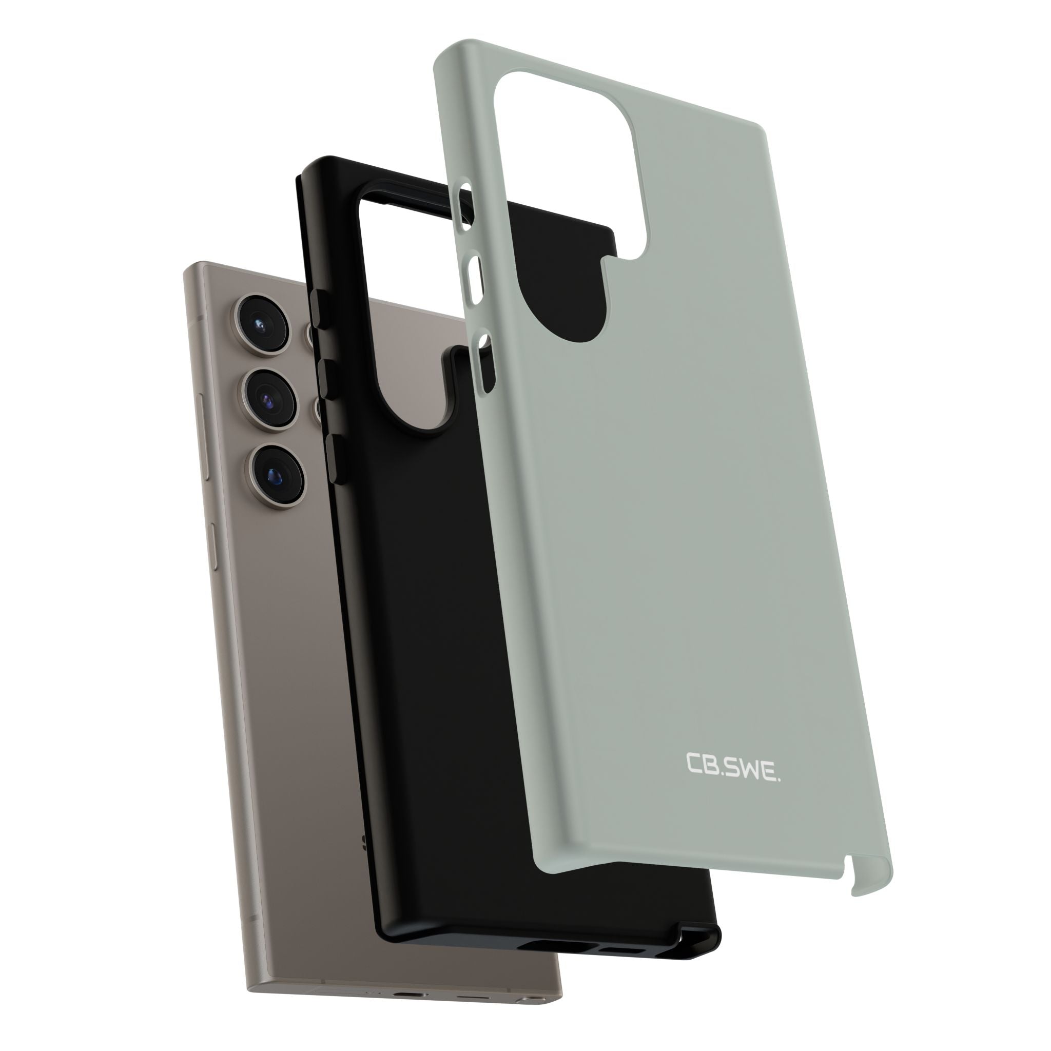 Ash Grey Samsung Case - Tough
