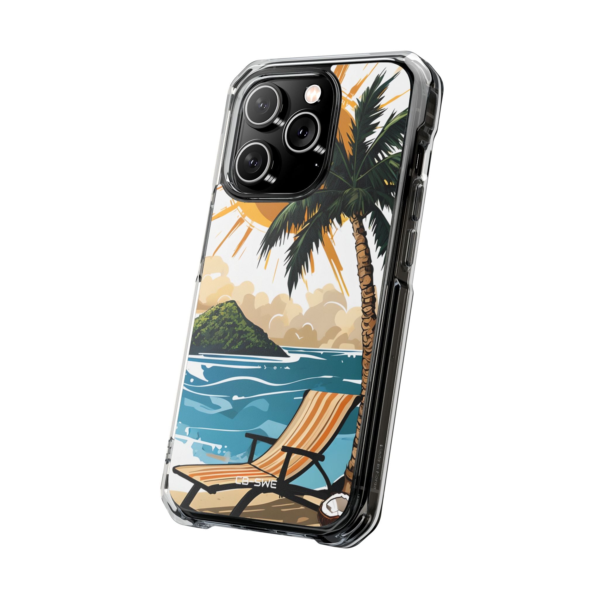 Sunny Tropical Escape iPhone Case - Impact