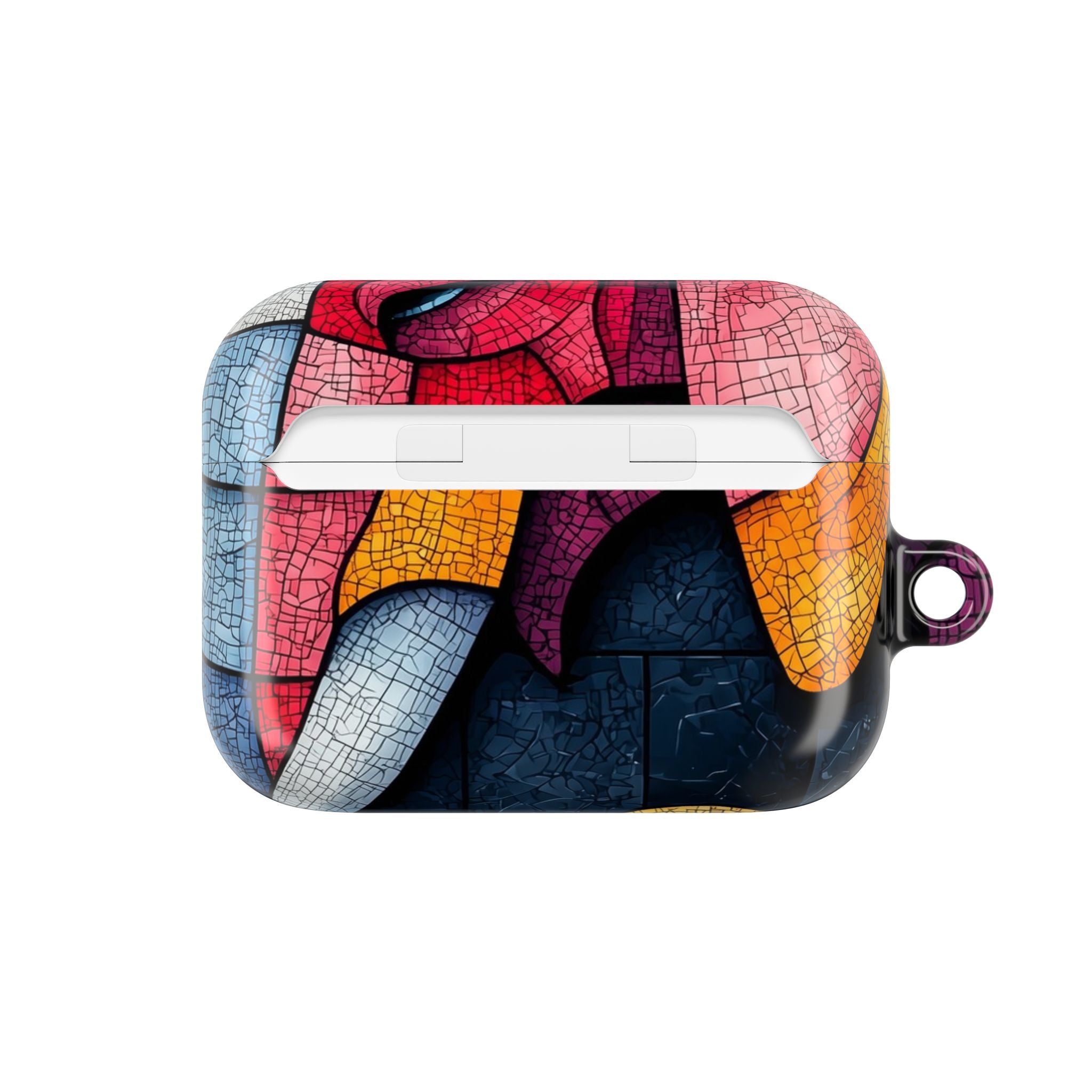 Blue Mosaic Elephant - AirPods Case